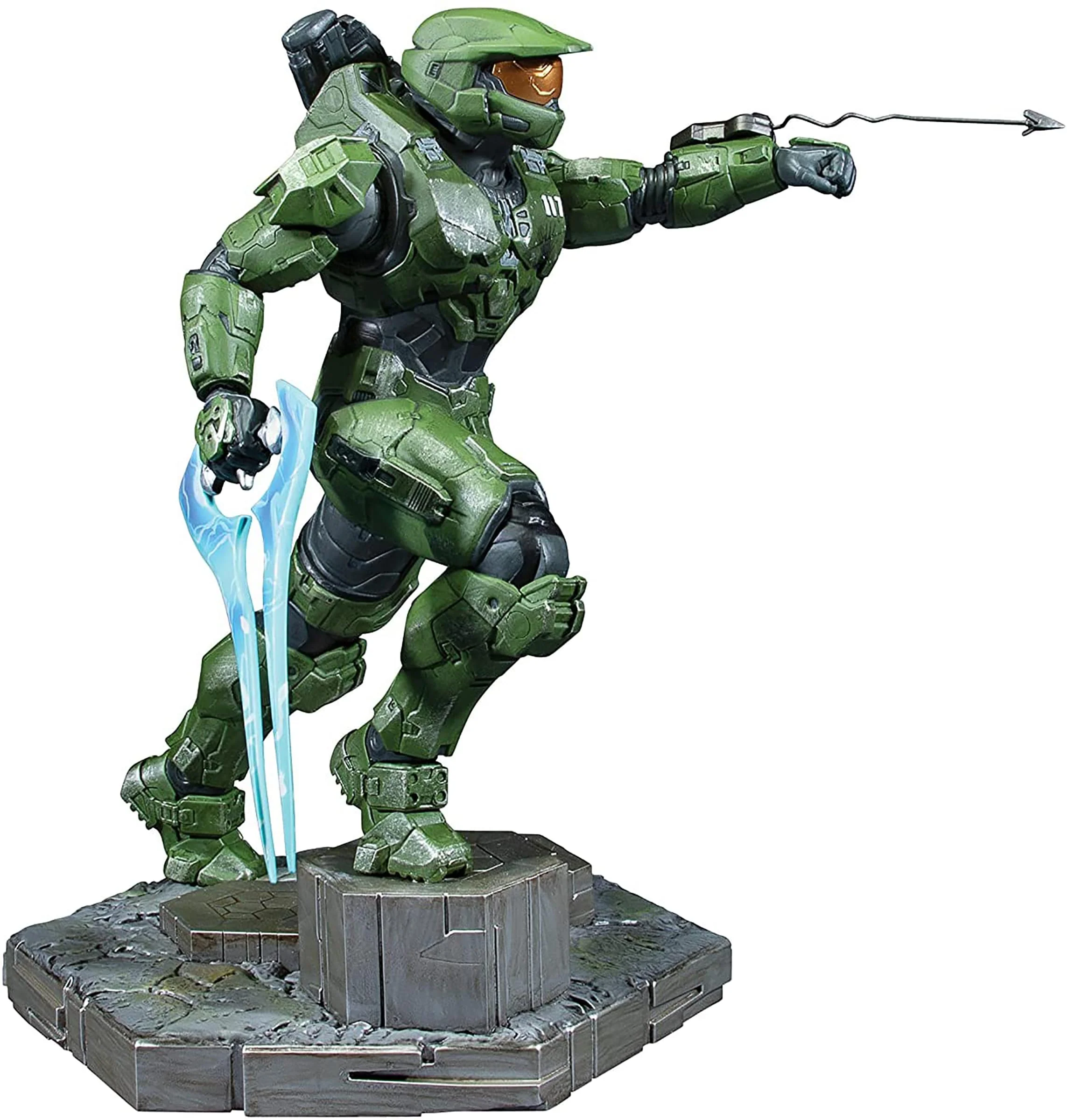 Halo Infinite Master Chief with Grappleshot 10 Inch PVC Statue - Image 3