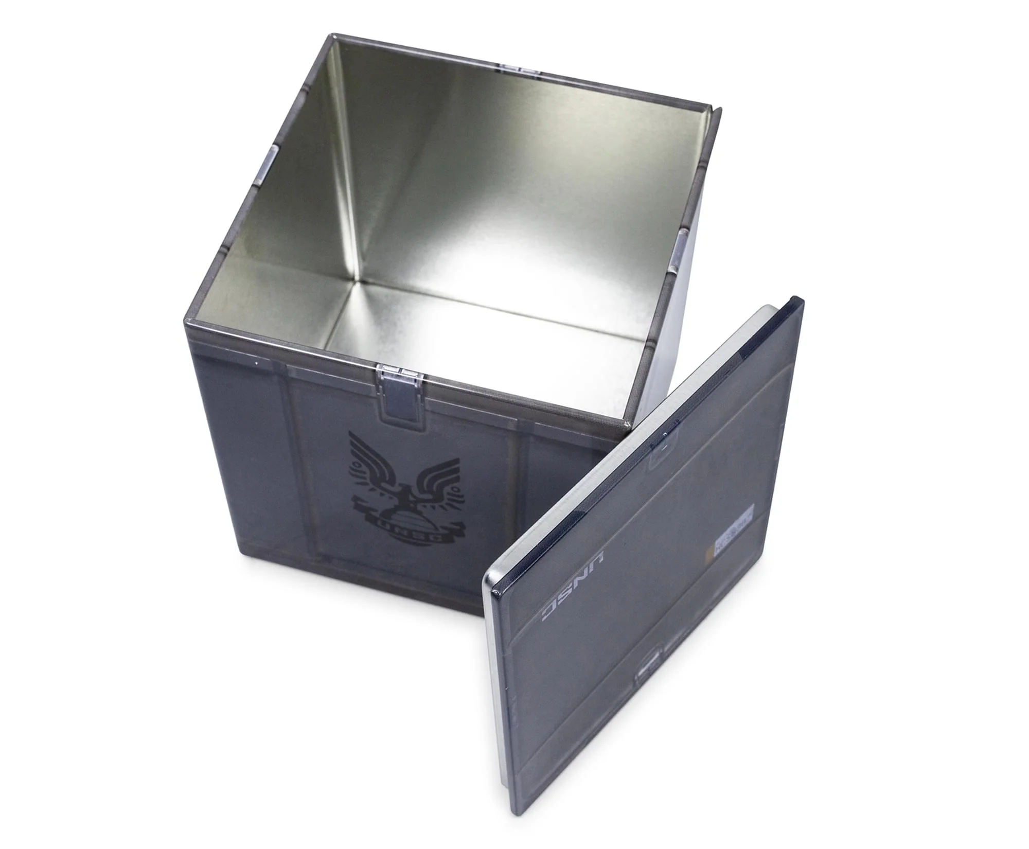 Halo UNSC Ammo Crate Tin Storage Box Cube Organizer with Lid | 4 Inches - Image 2