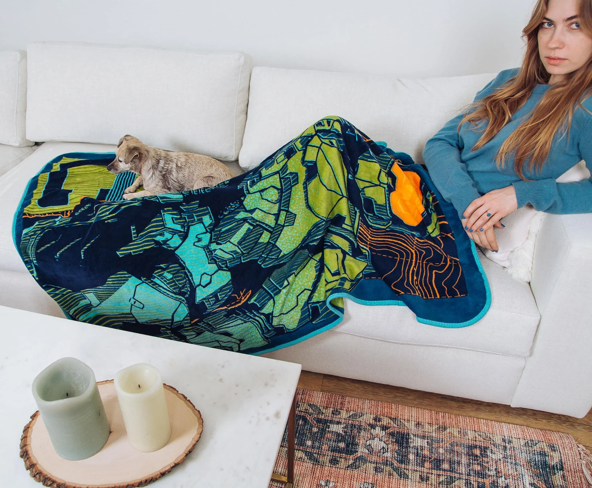 Halo UNSC Master Chief Micro Plush Fleece Throw Blanket | 45 x 60 Inches - Image 6