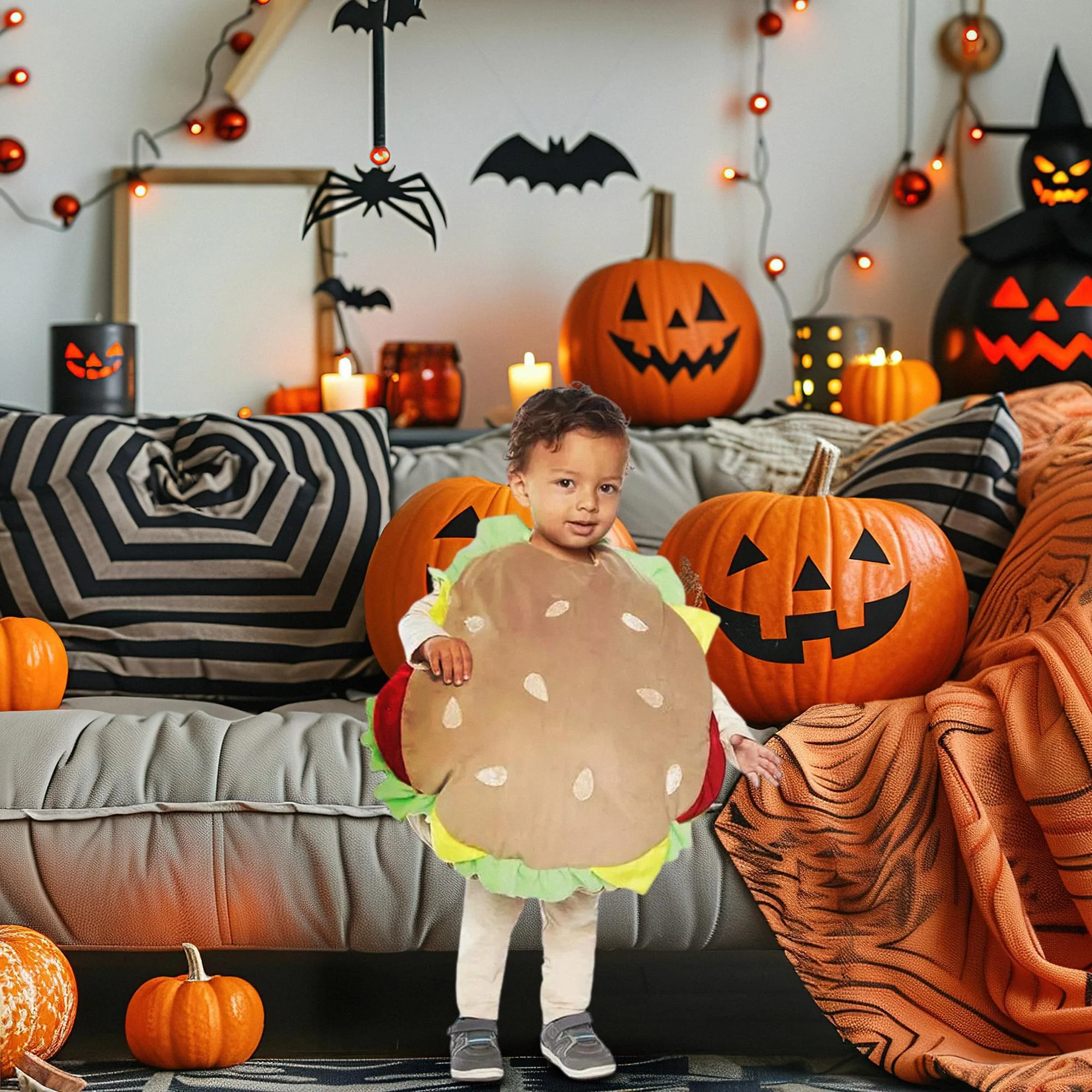 Hamburger Toddler Costume - Image 3