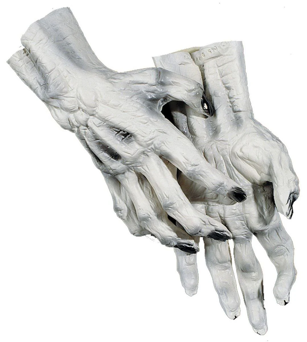 Hands Skeleton White Costume Gloves