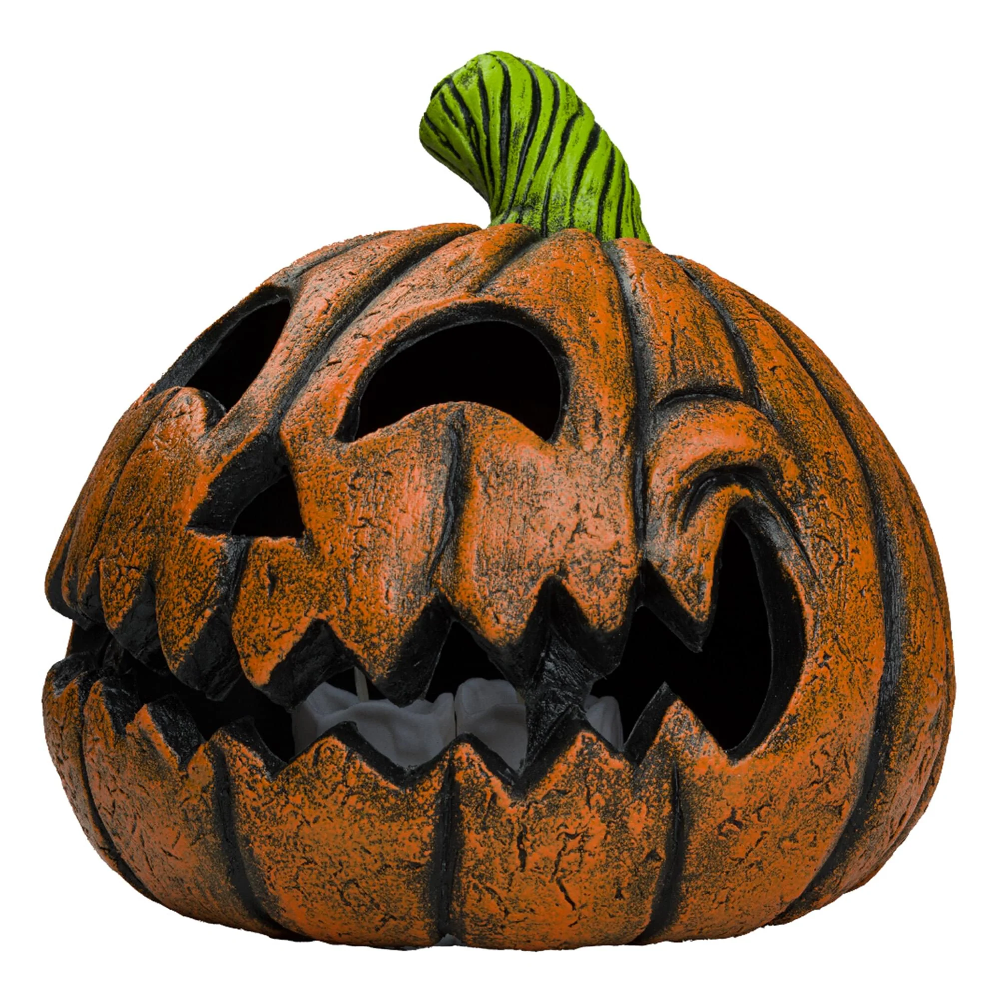 Happy Pumpkin Adult Costume Latex Mask - Image 2