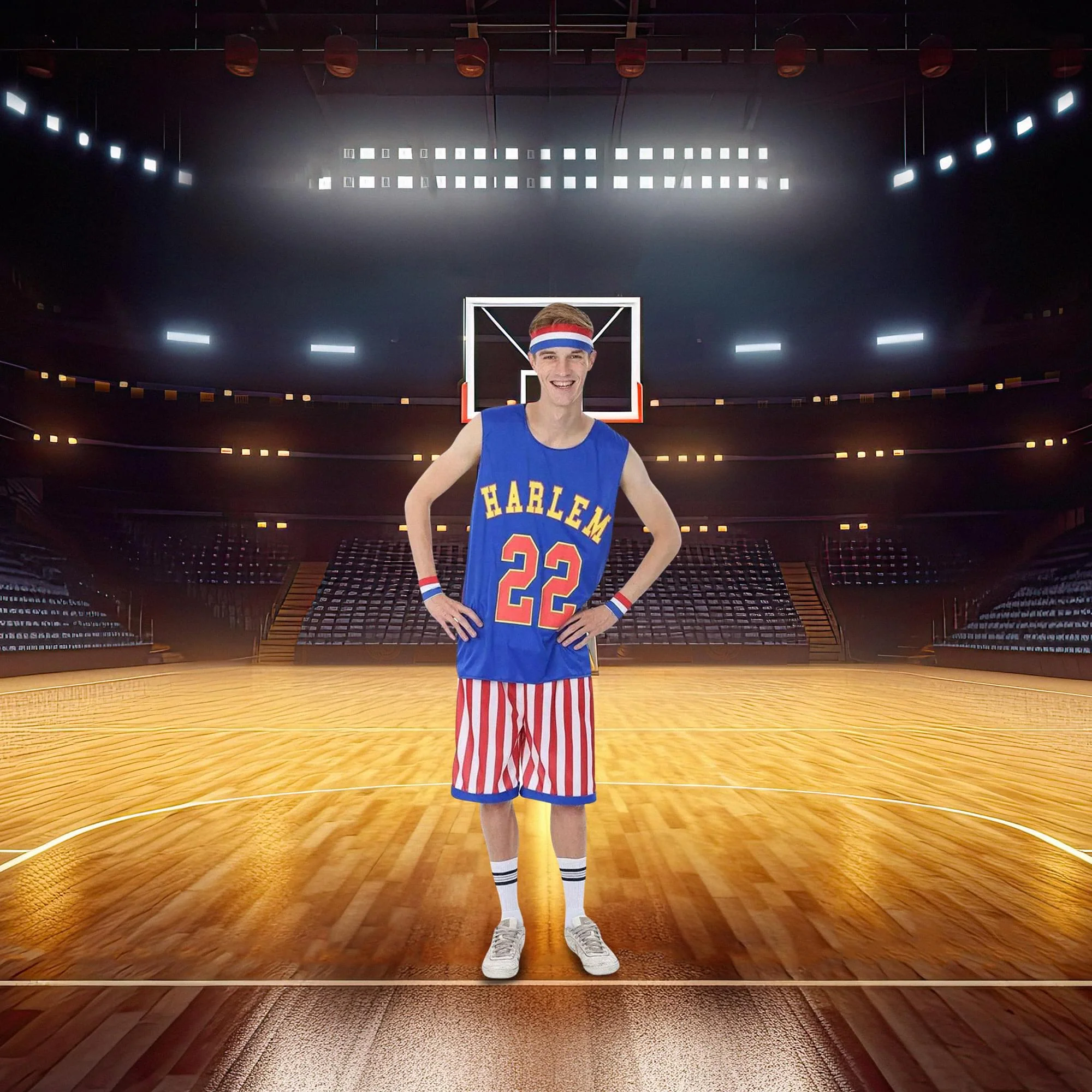 Harlem Globetrotters Adult Costume - Image 4
