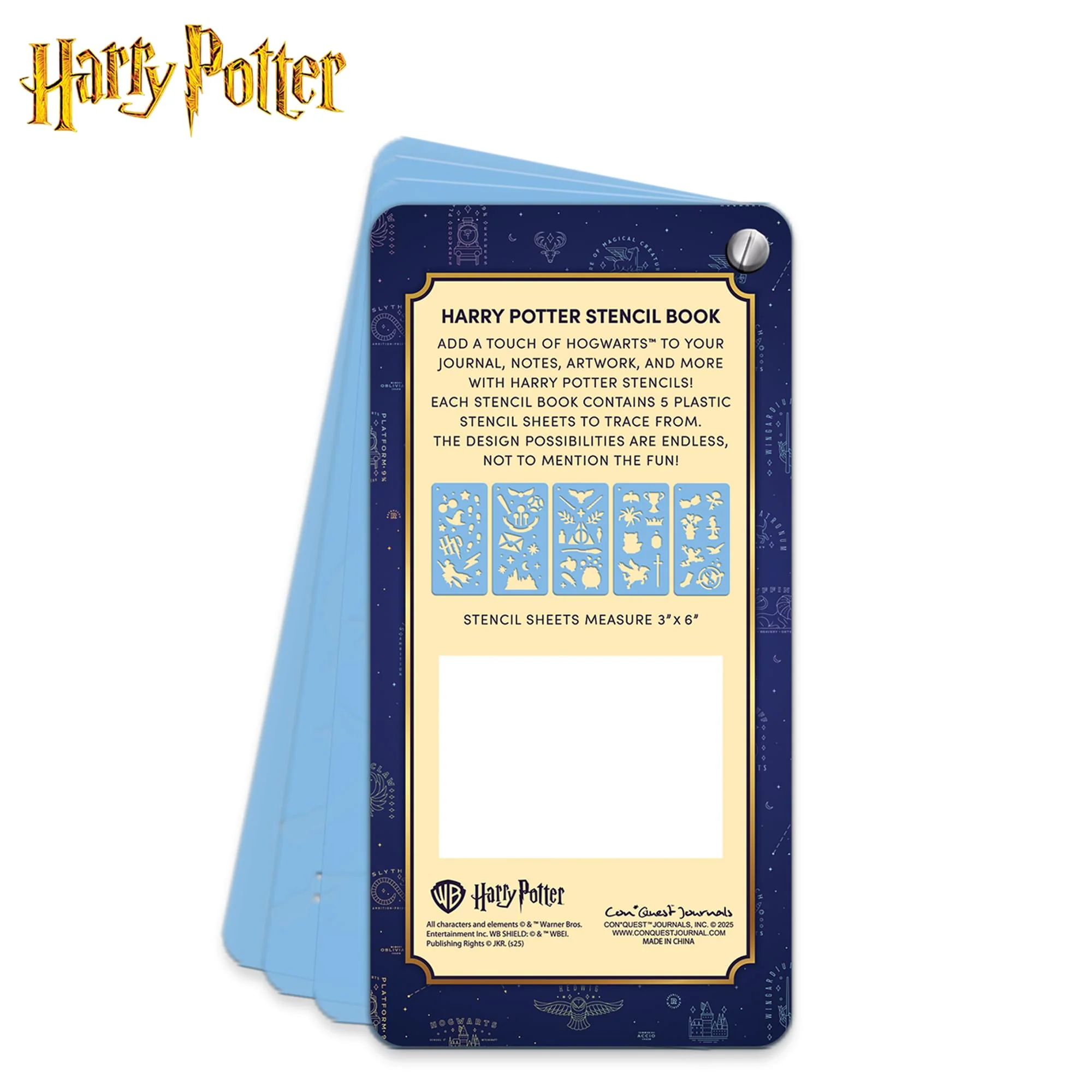 Harry Potter 5-Page Stencil Book - Image 4