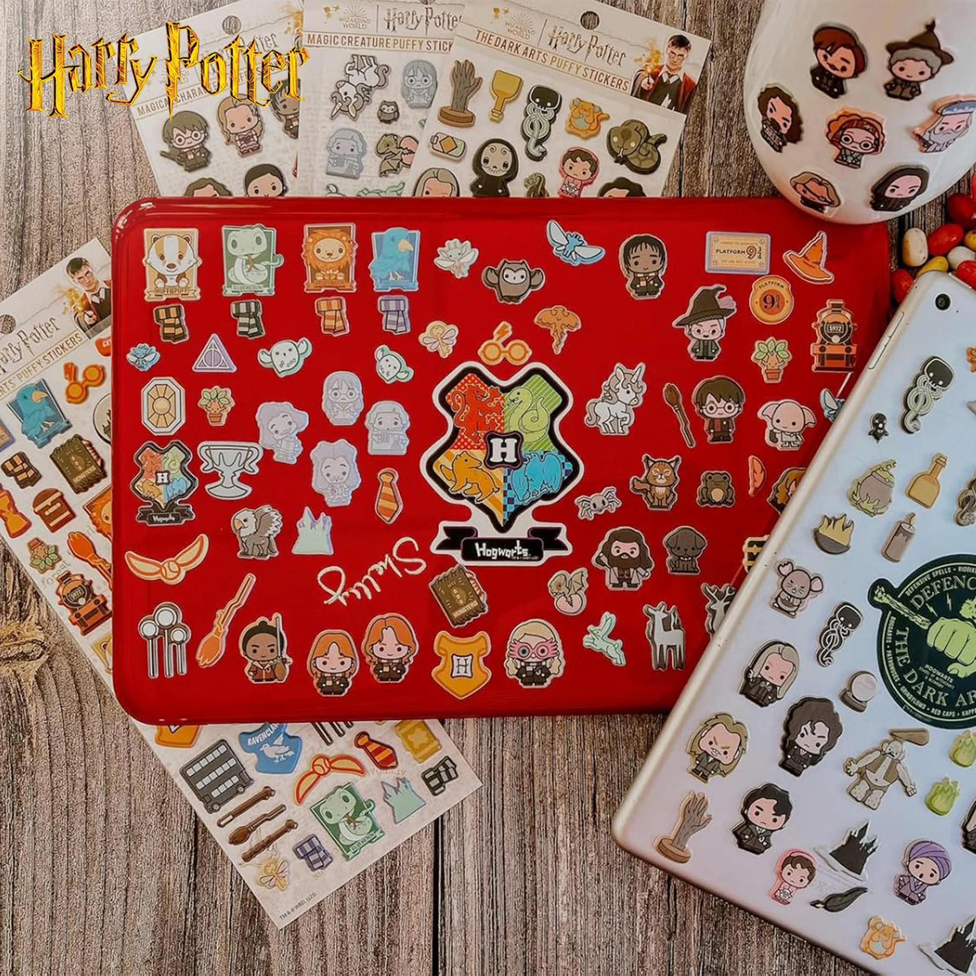 Harry Potter Chibi Puffy Sticker Sheets | 4-Pack - Image 5