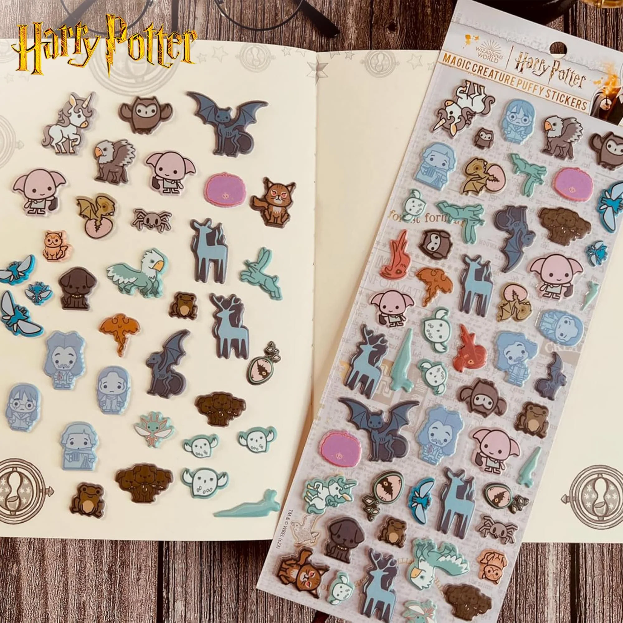 Harry Potter Chibi Puffy Sticker Sheets | 4-Pack - Image 7