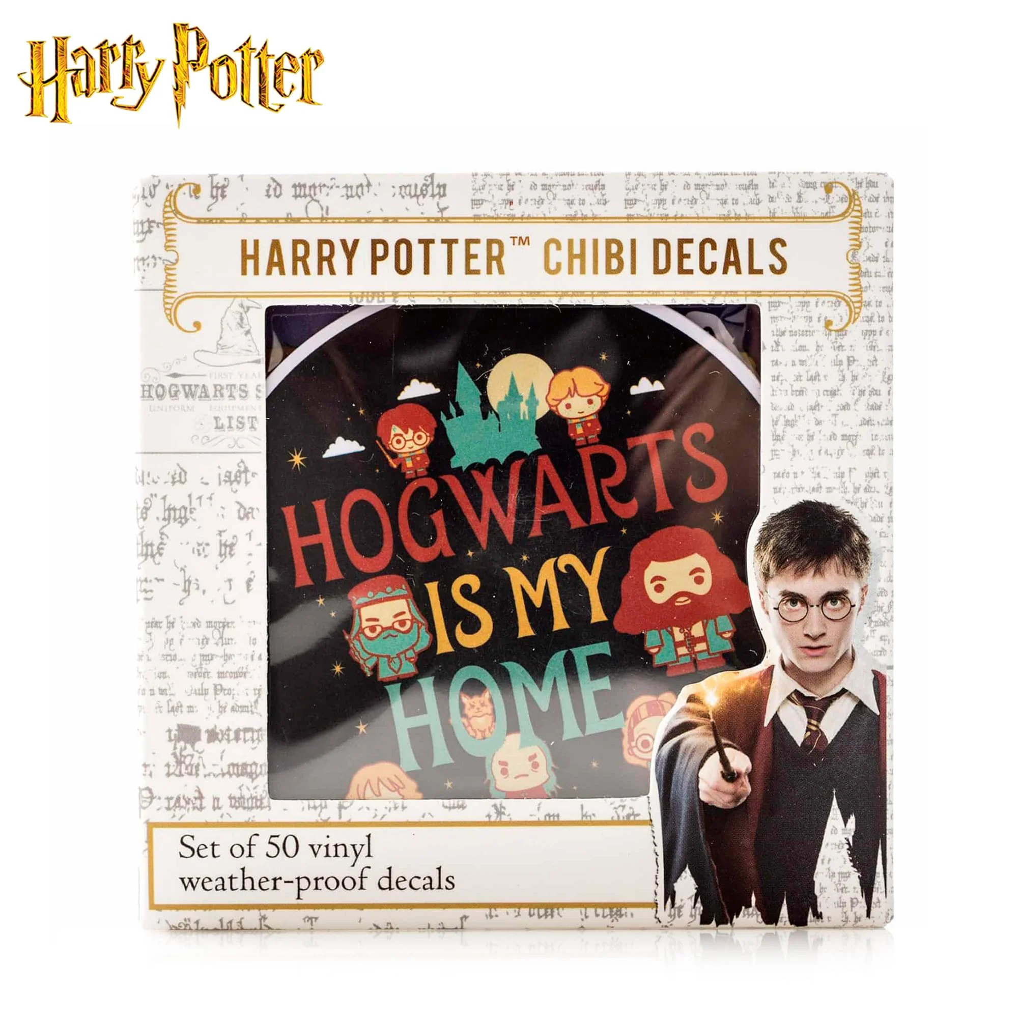 Harry Potter Chibi Vinyl Decal 50-Pack - Image 2