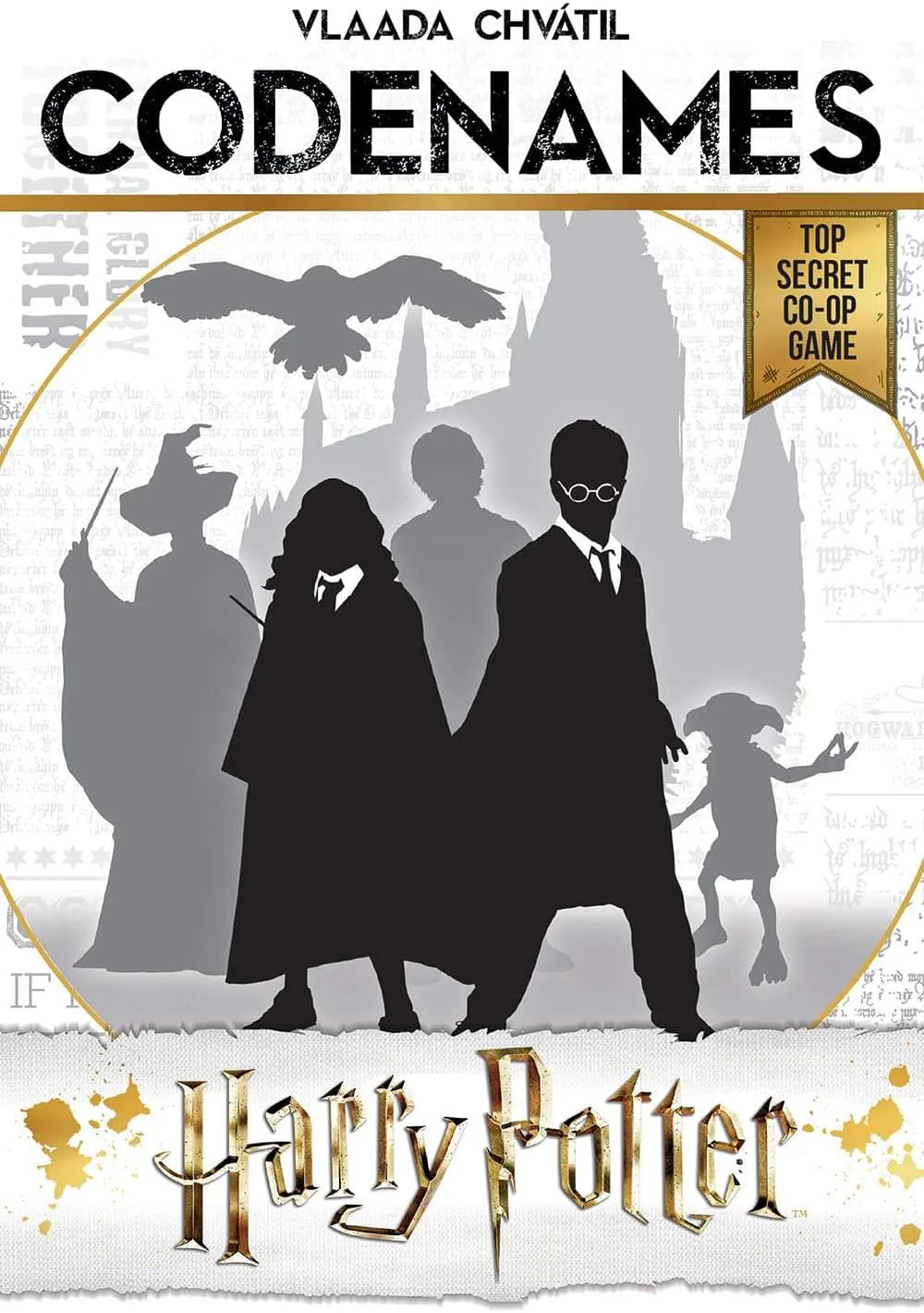 Harry Potter Codenames Top Secret Co-Op Game | For 2+ Players