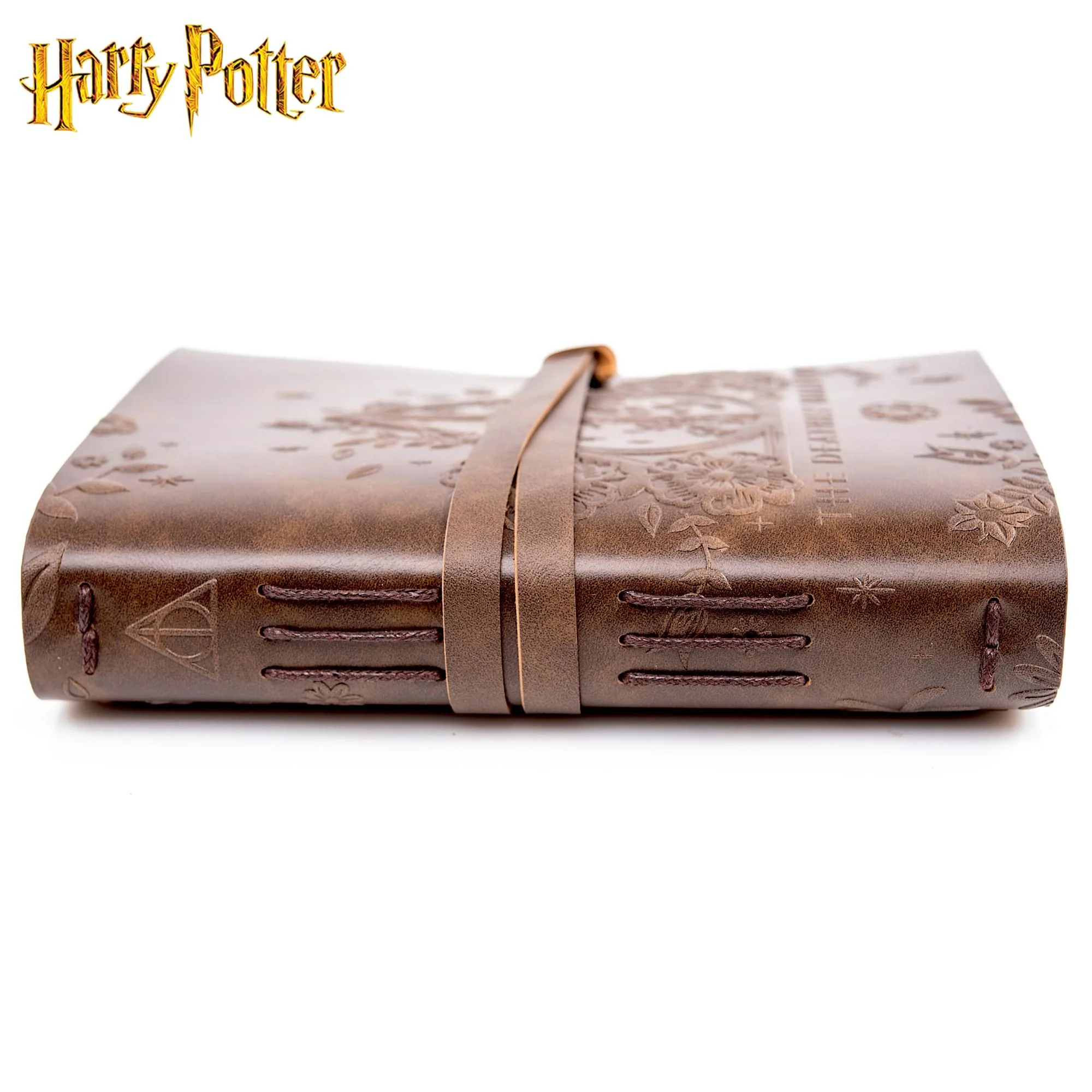 Harry Potter Deathly Hallows Leather Wrap Journal | 240 Pages - Image 3