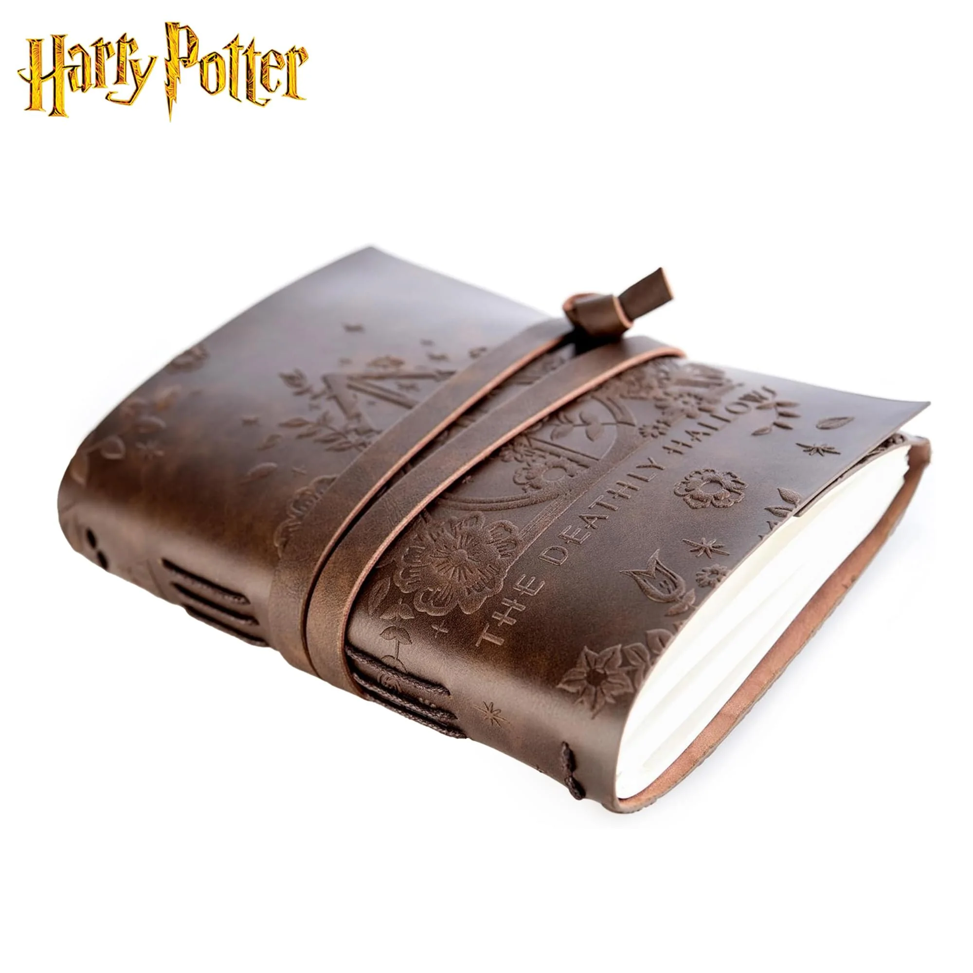 Harry Potter Deathly Hallows Leather Wrap Journal | 240 Pages - Image 4