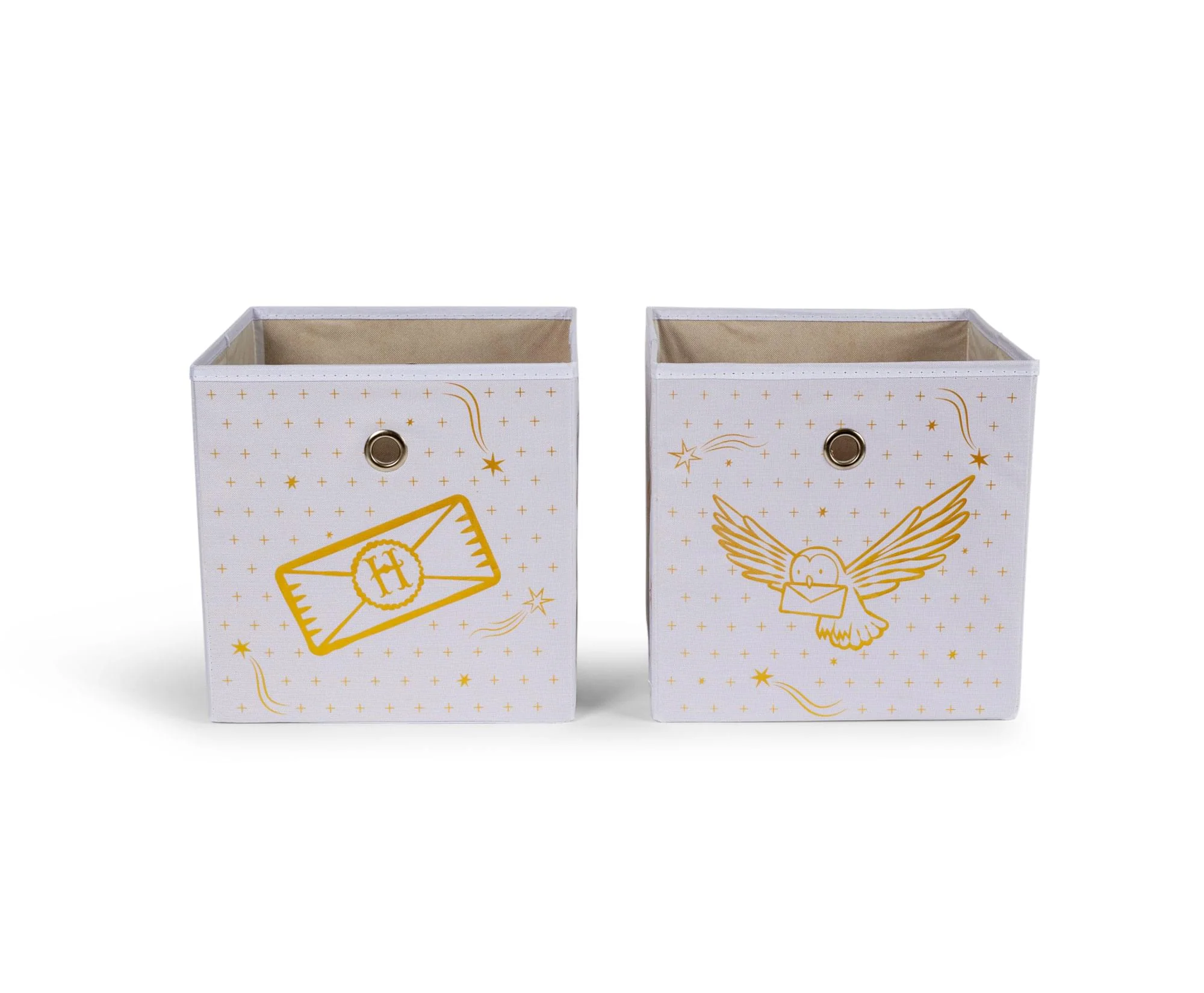 Harry Potter Hedwig 11-Inch Storage Bin Cube Organizers | Set of 2 - Image 2