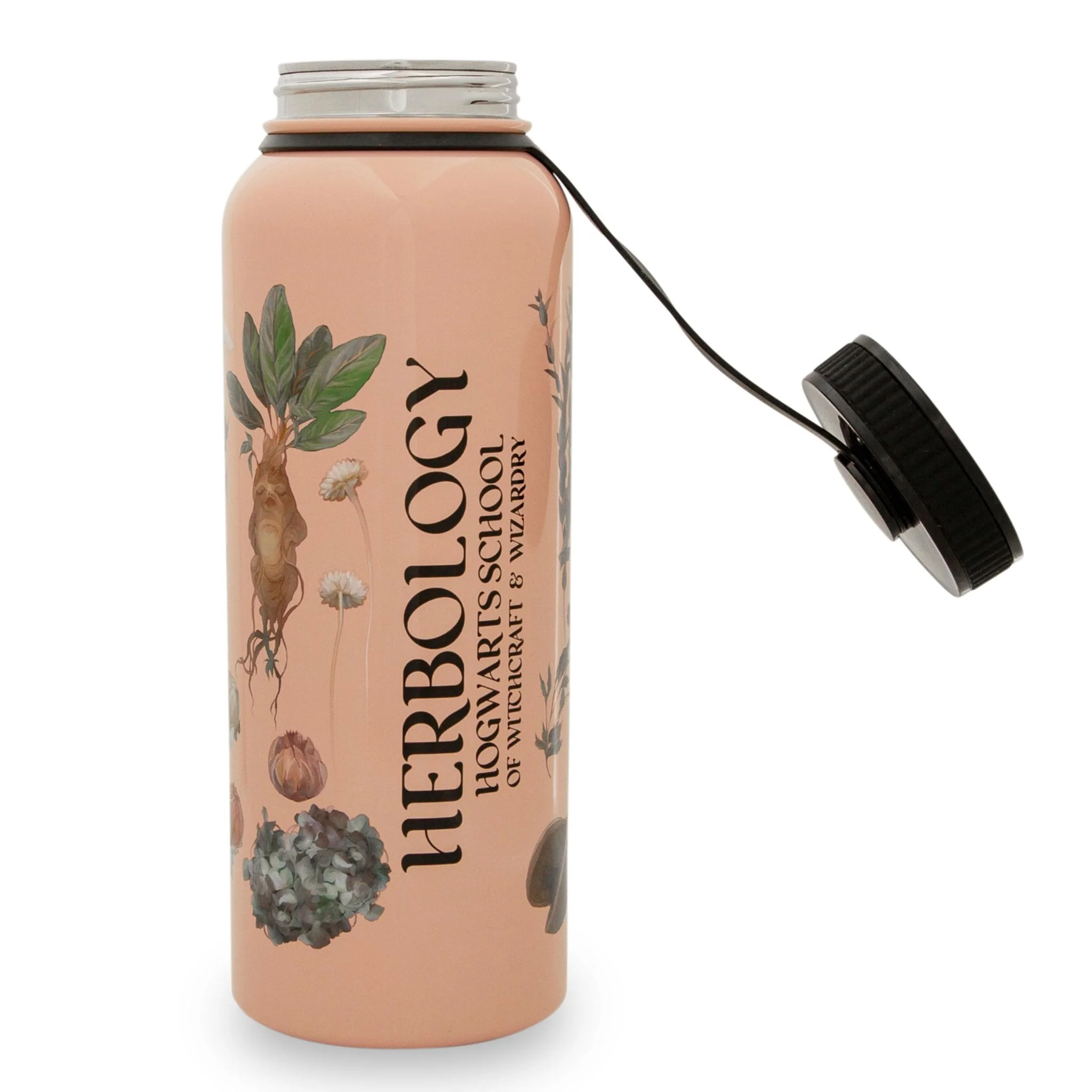 Harry Potter Herbology Floral Stainless Steel Water Bottle | Holds 42 Ounces - Image 2
