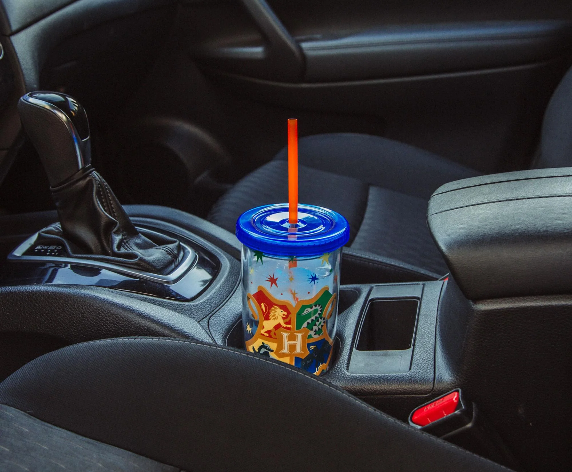 Harry Potter Hogwarts Crest Carnival Cup With Lid And Straw | Holds 20 Ounces - Image 8