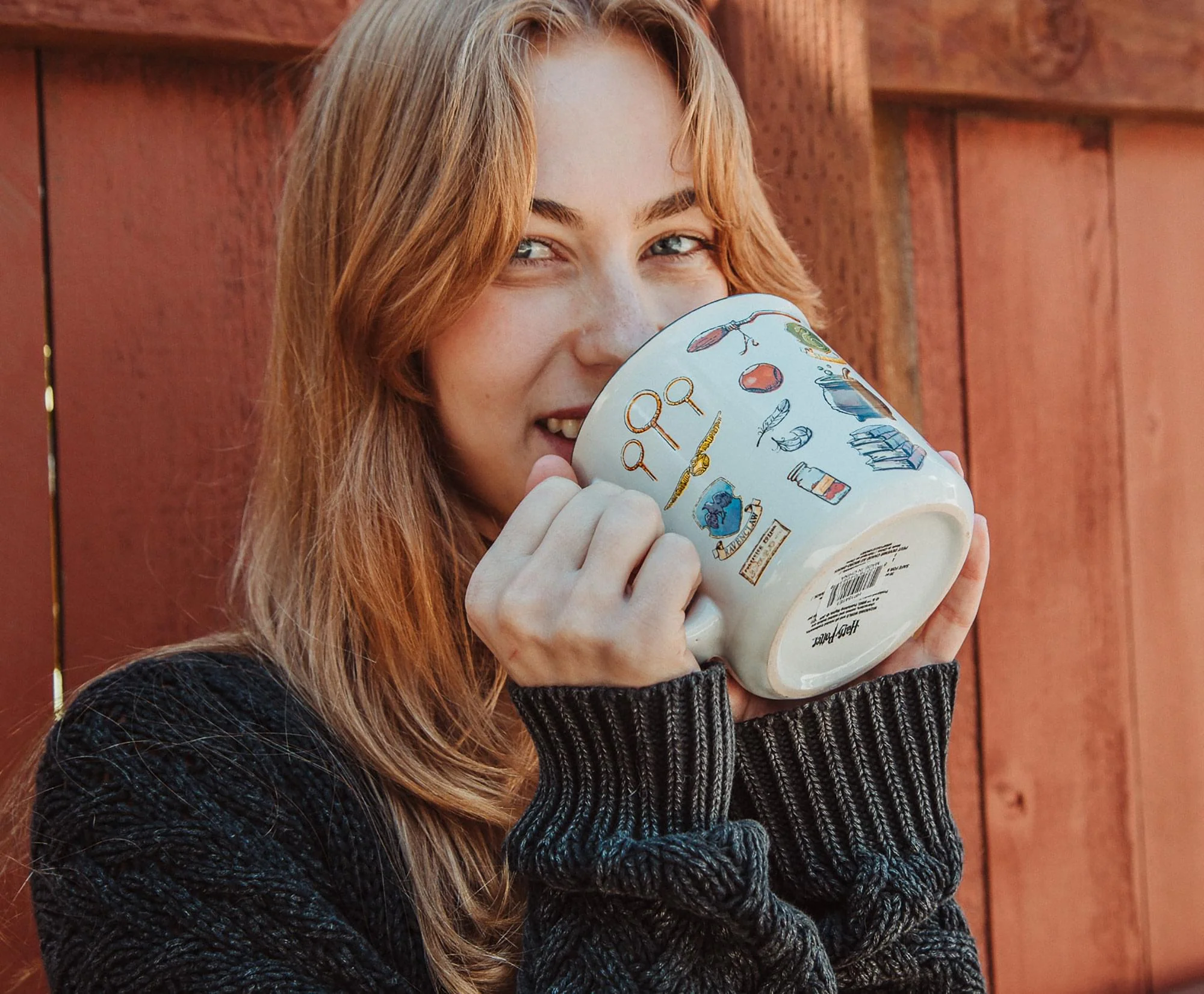 Harry Potter Hogwarts All Over Icons Destination Ceramic Camper Mug | Holds 20 Ounces - Image 6