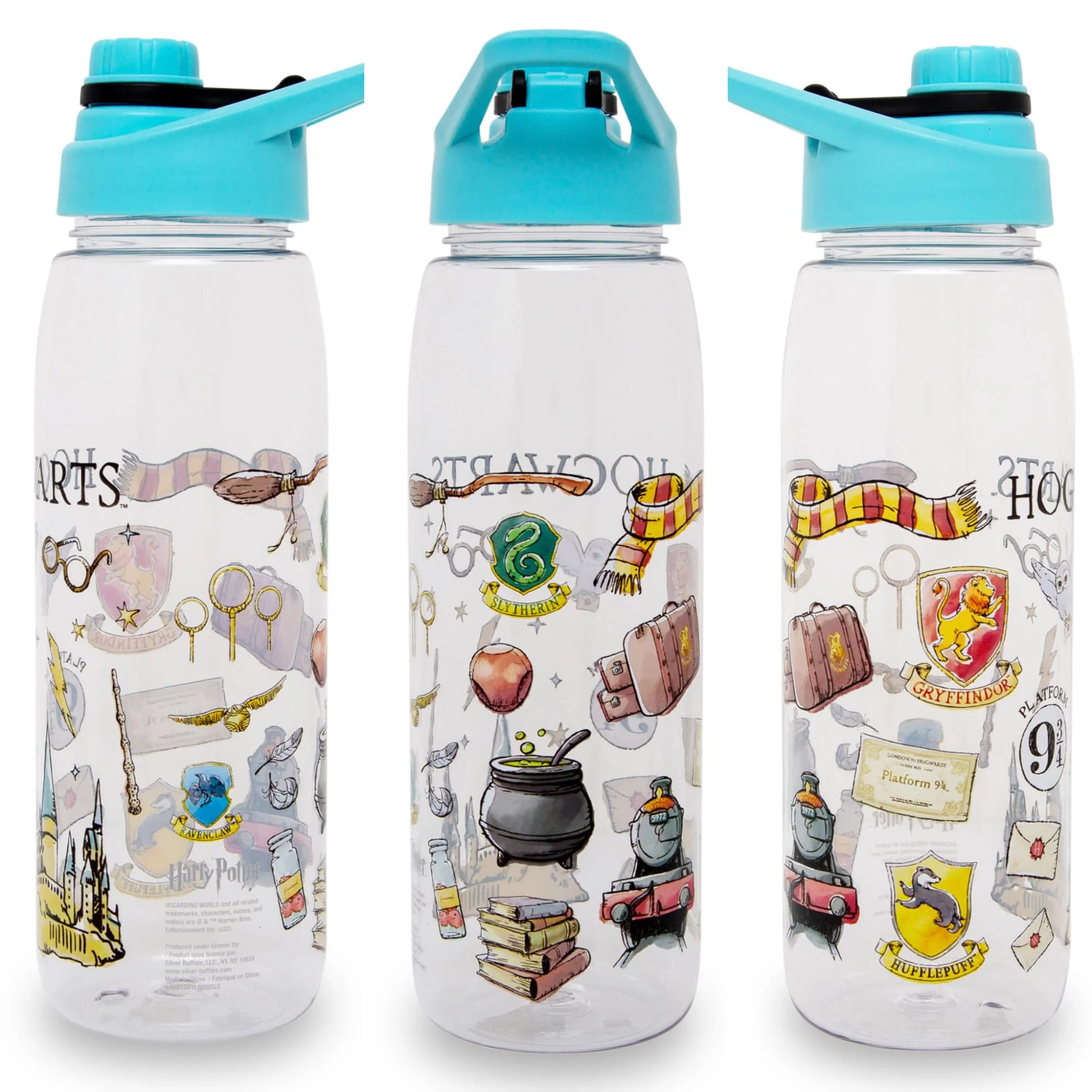 Harry Potter Hogwarts Destination Plastic Water Bottle With Twist Spout | Holds 28 Ounces - Image 3