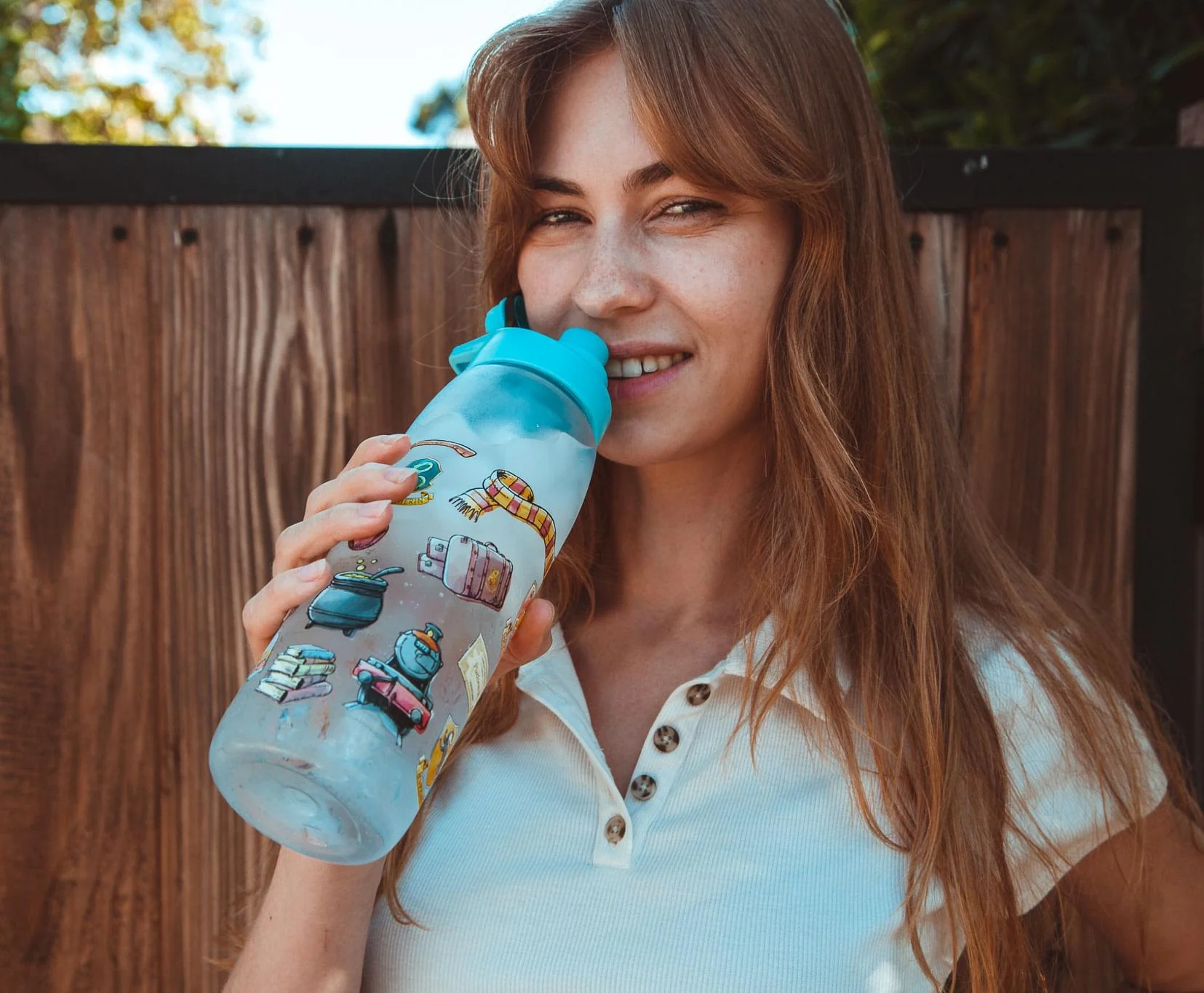 Harry Potter Hogwarts Destination Plastic Water Bottle With Twist Spout | Holds 28 Ounces - Image 5