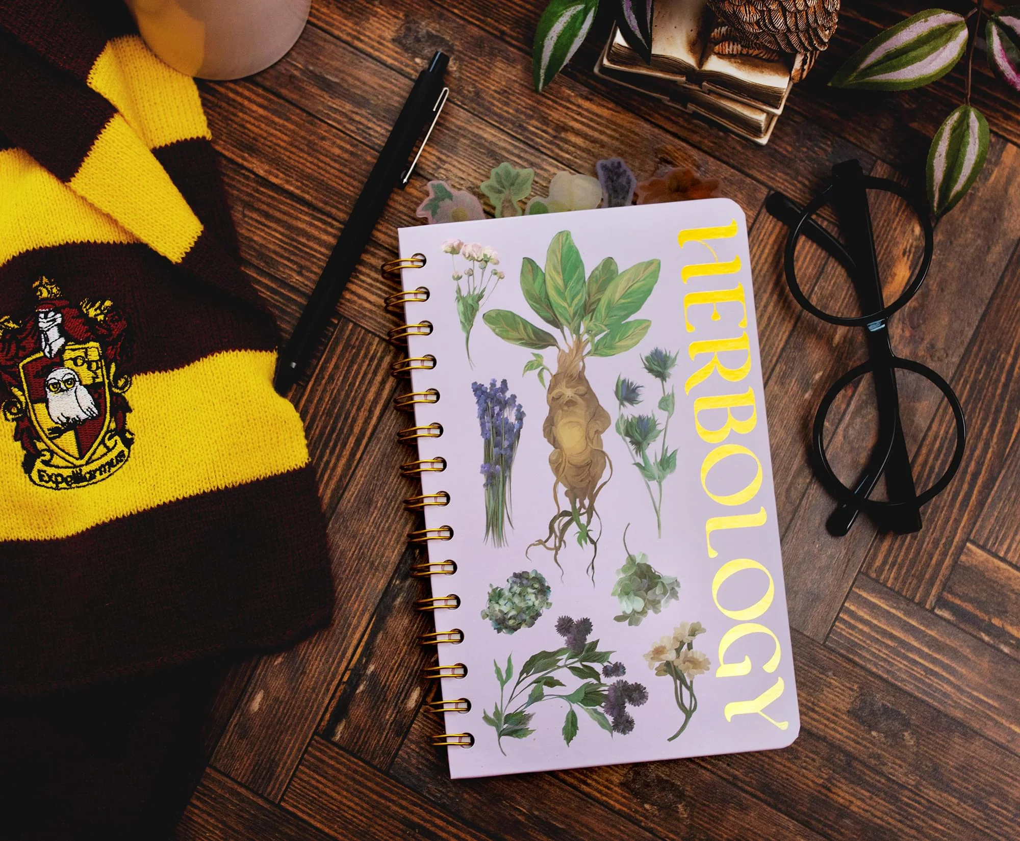 Harry Potter Hogwarts Herbology 75-Page Spiral Notebook | 8 x 5 Inches - Image 3