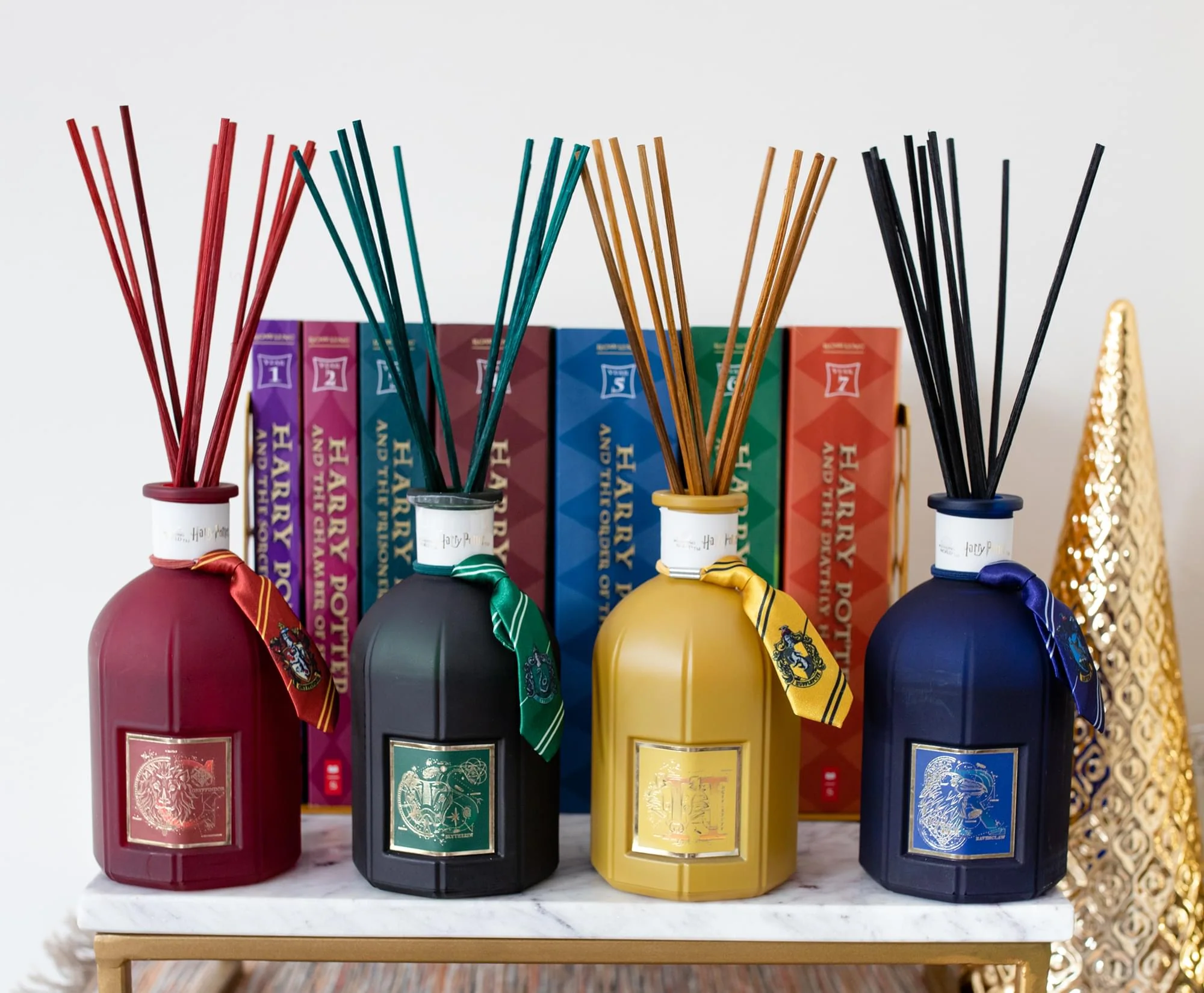 Harry Potter Hogwarts House 4-Piece Premium Reed Diffuser Set - Image 4