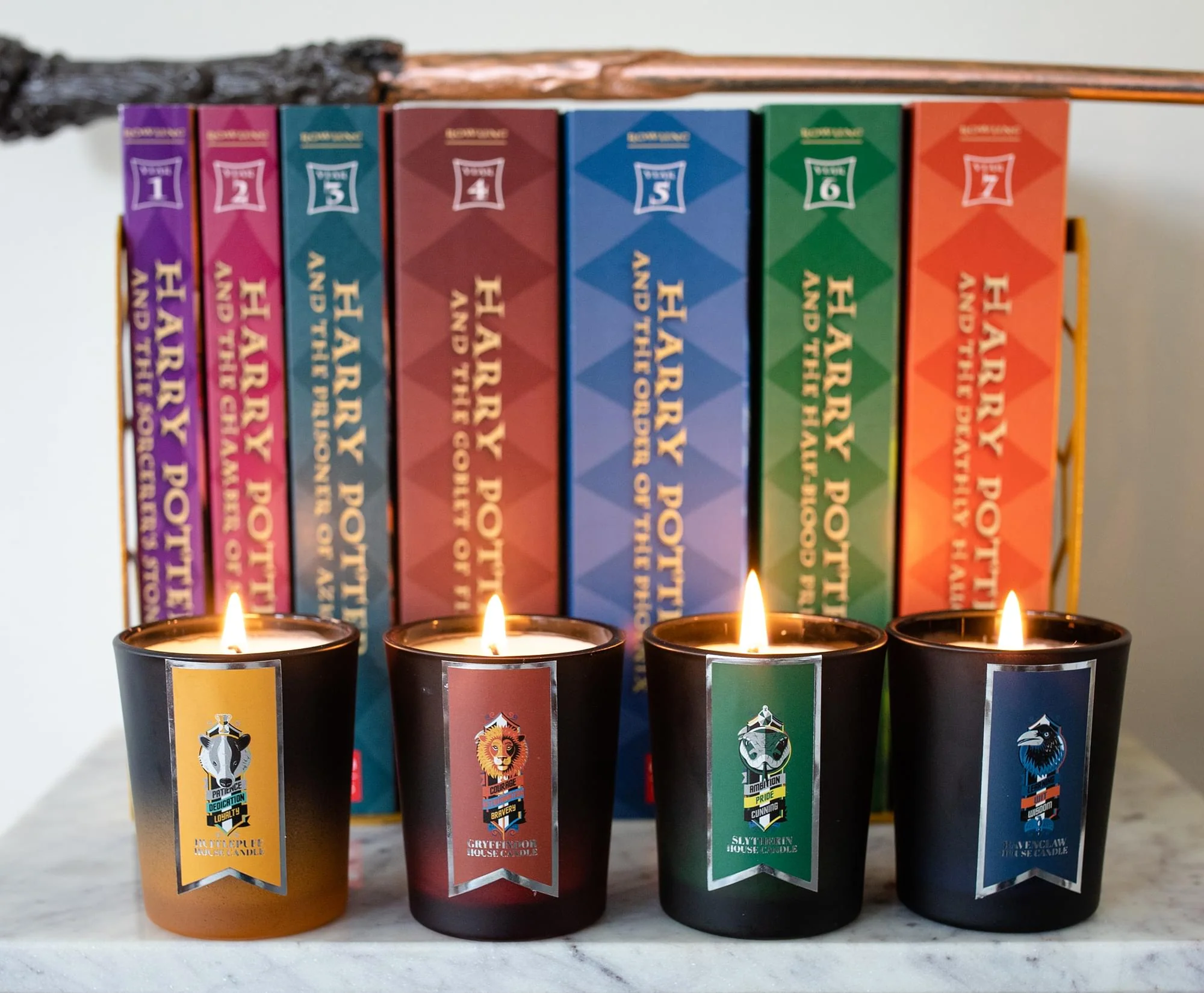 Harry Potter Hogwarts House Scented Soy Wax Candles | Set of 4 - Image 5