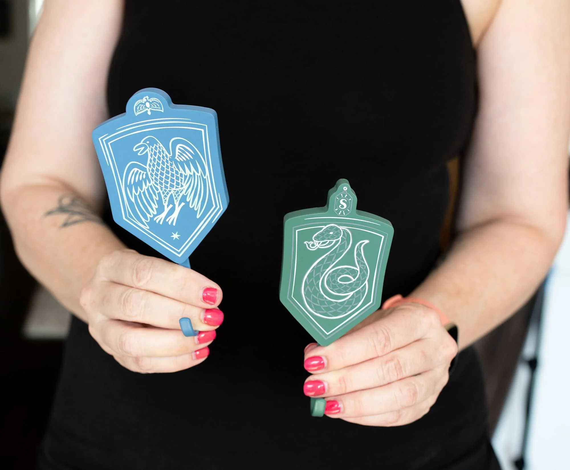 Harry Potter Hogwarts Houses Wall Hooks Storage Rack | Set of 4 - Image 3