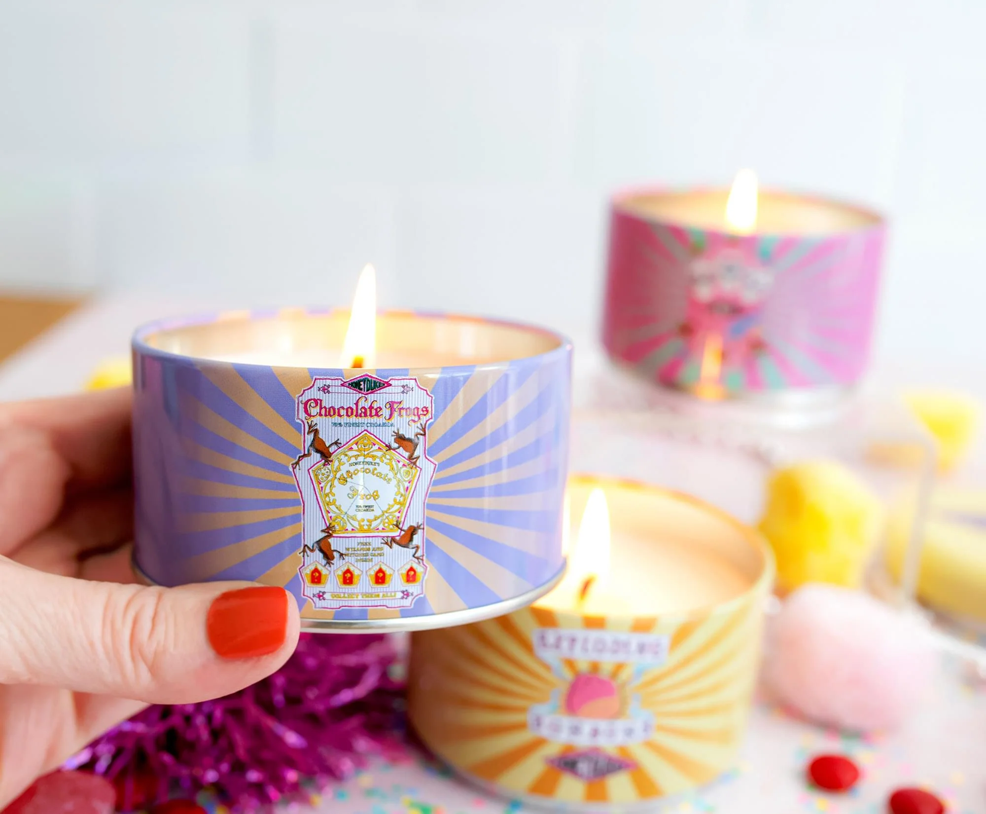 Harry Potter Honeydukes Stacking Tins of Scented Soy Wax Candles | Set of 3 - Image 5