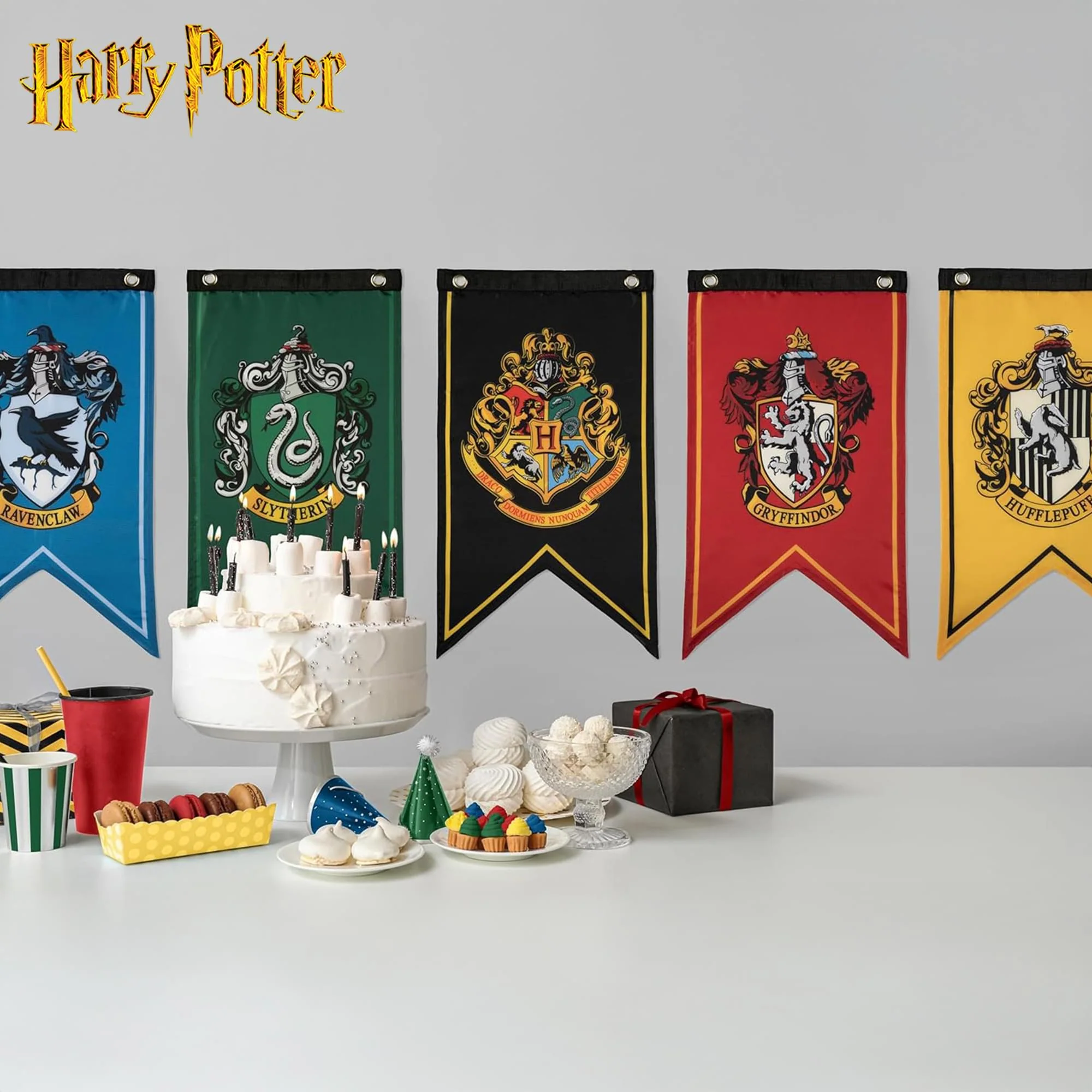 Harry Potter House Banners Flag Set Of 5 - Image 6