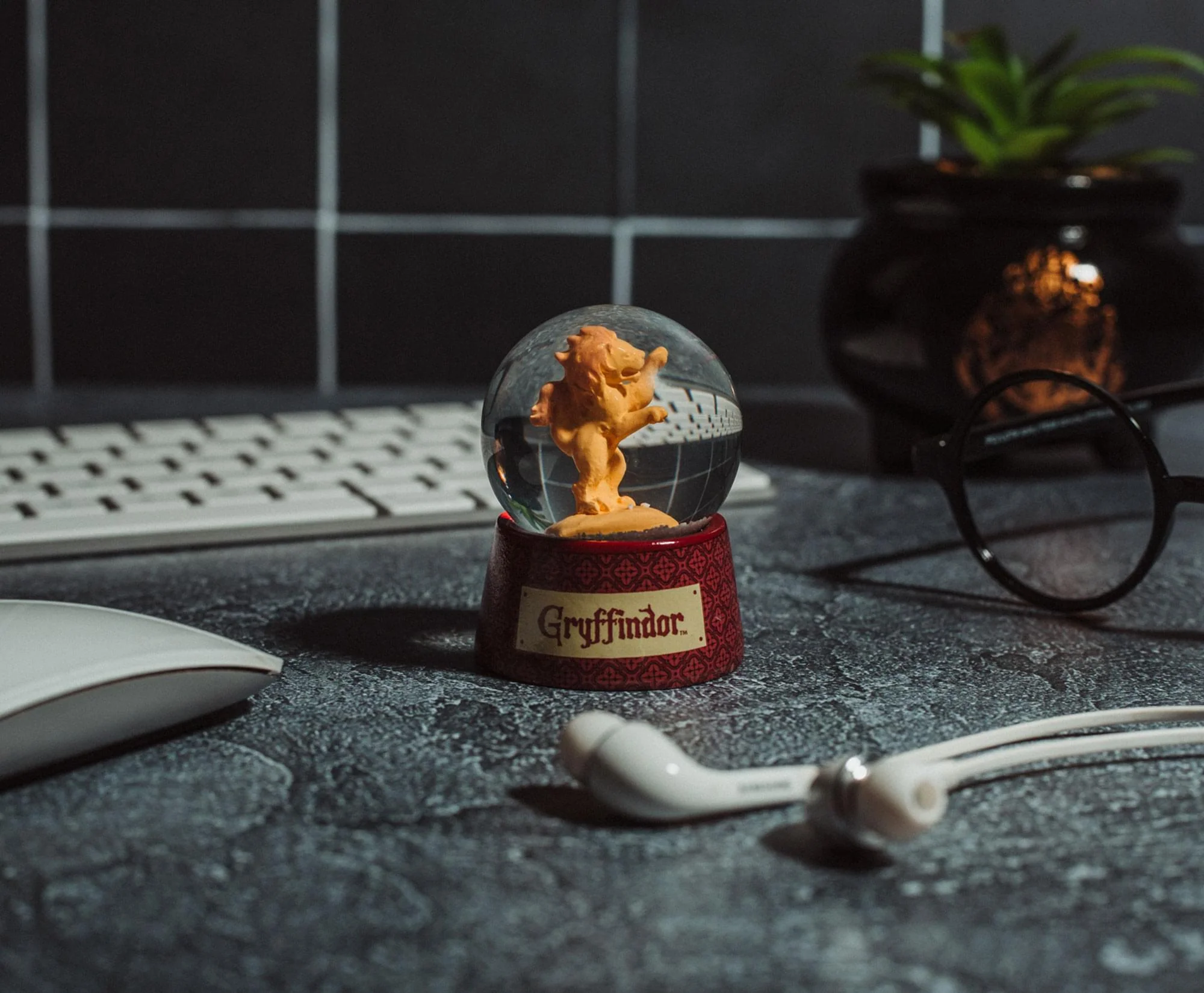 Harry Potter House Gryffindor Collectible Snow Globe | 3 Inches Tall - Image 8
