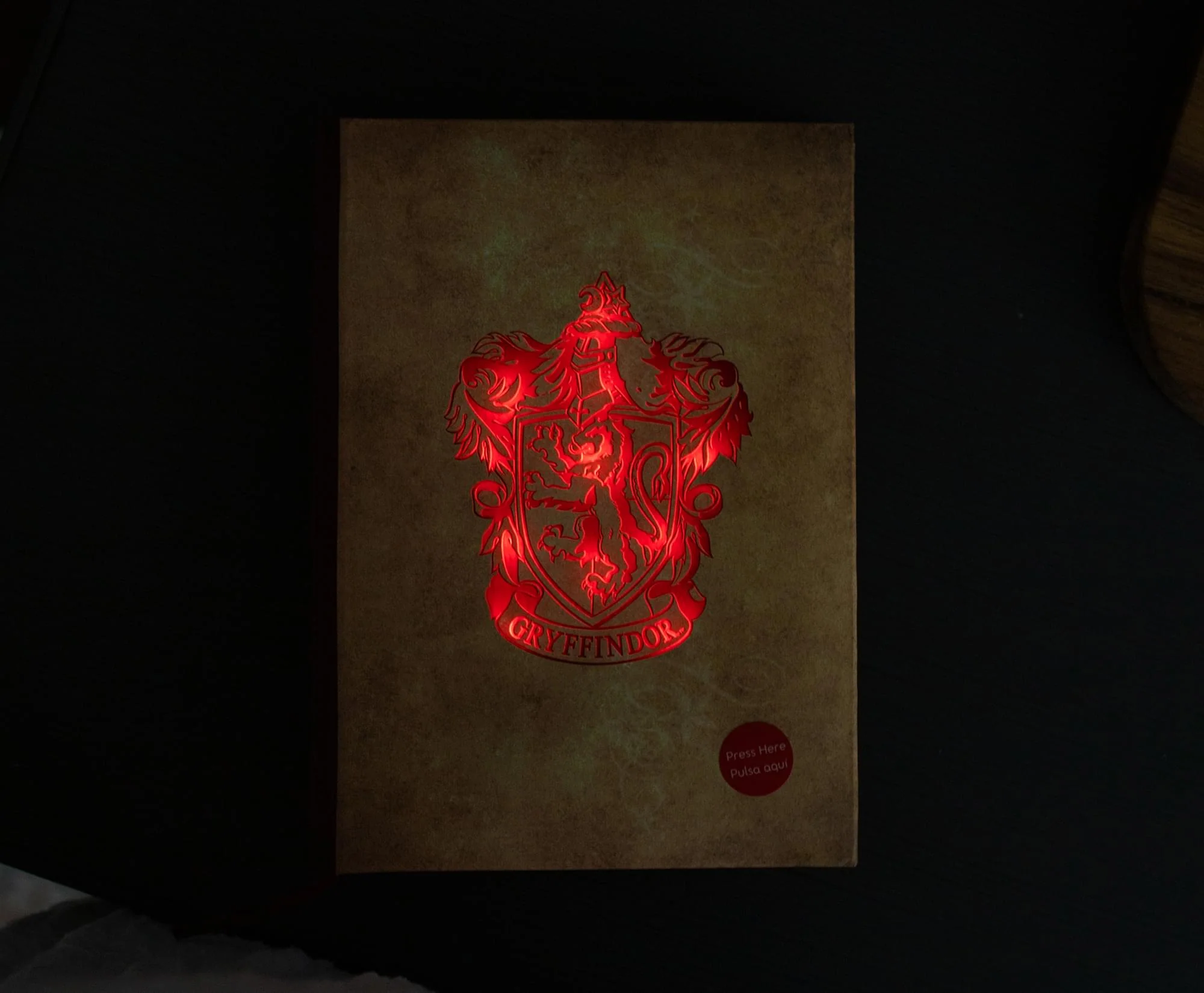 Harry Potter House Gryffindor Light-Up Hardcover Notebook - Image 10
