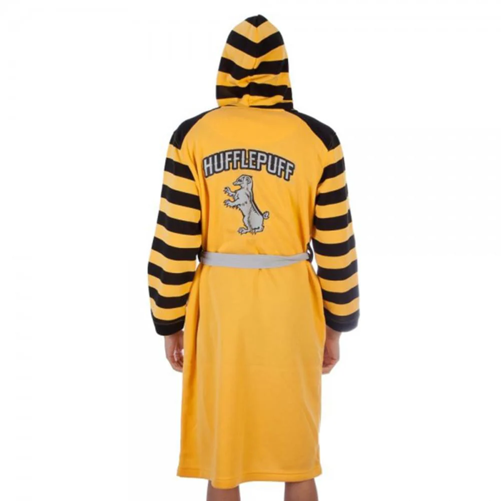 Harry Potter House Hufflepuff Adult Bath Robe - Image 2