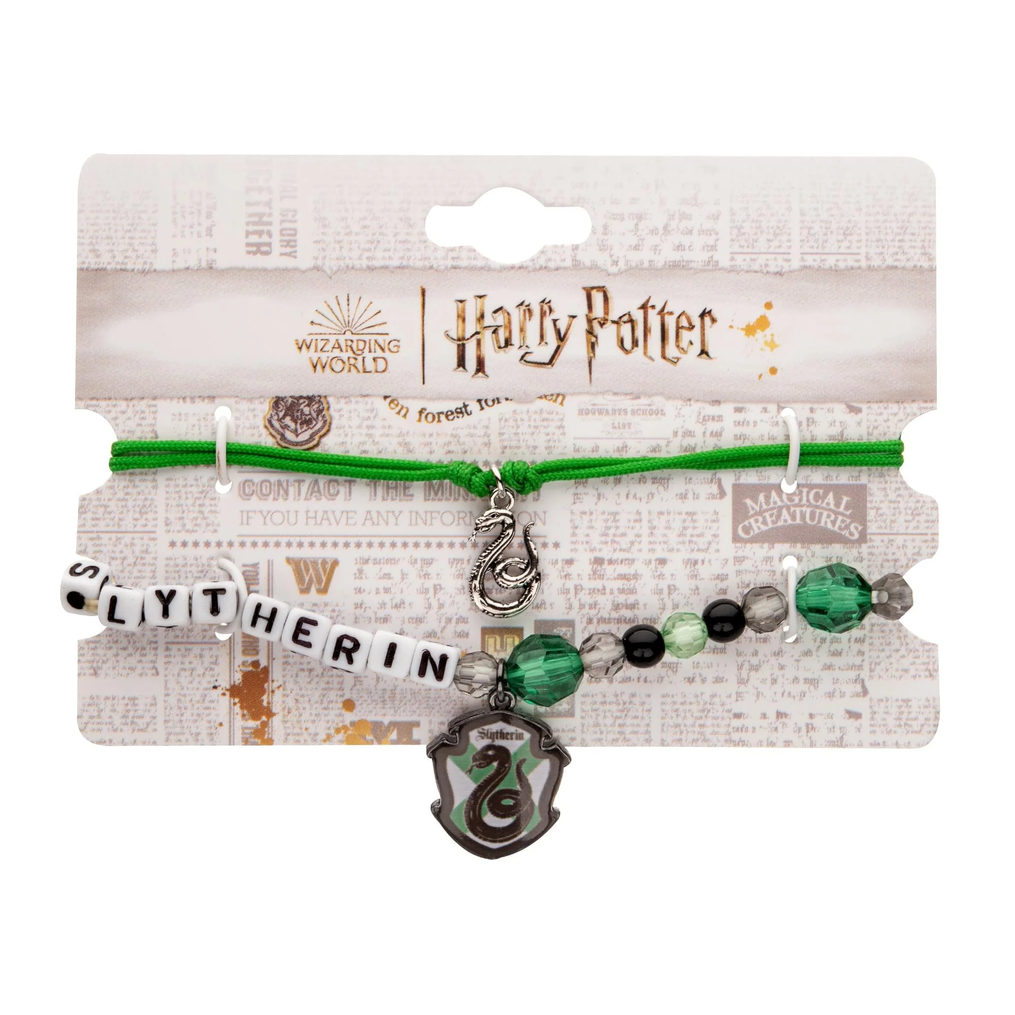 Harry Potter House Slytherin 2-Piece Bracelet Set - Image 2