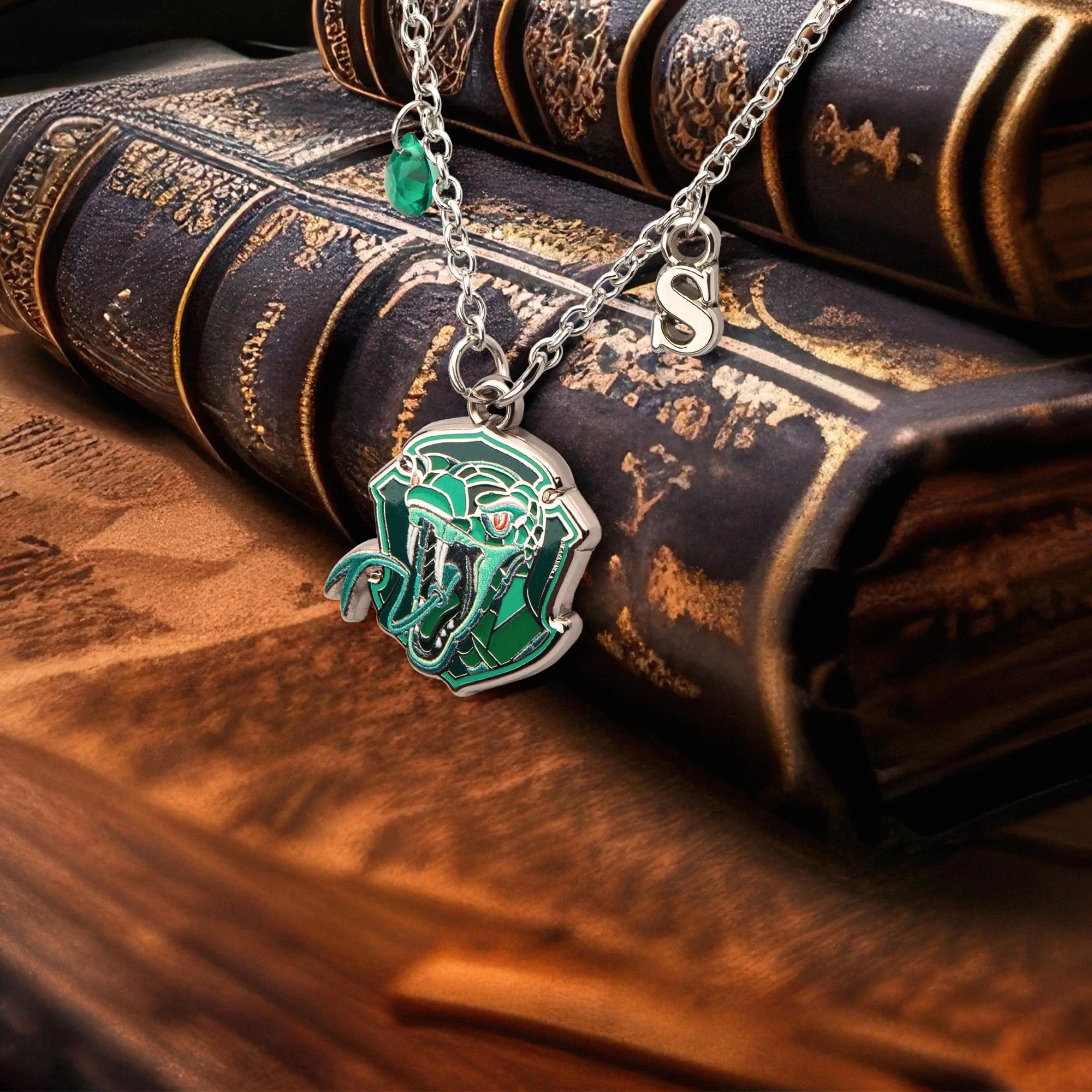 Harry Potter House Slytherin Pendant Necklace - Image 4