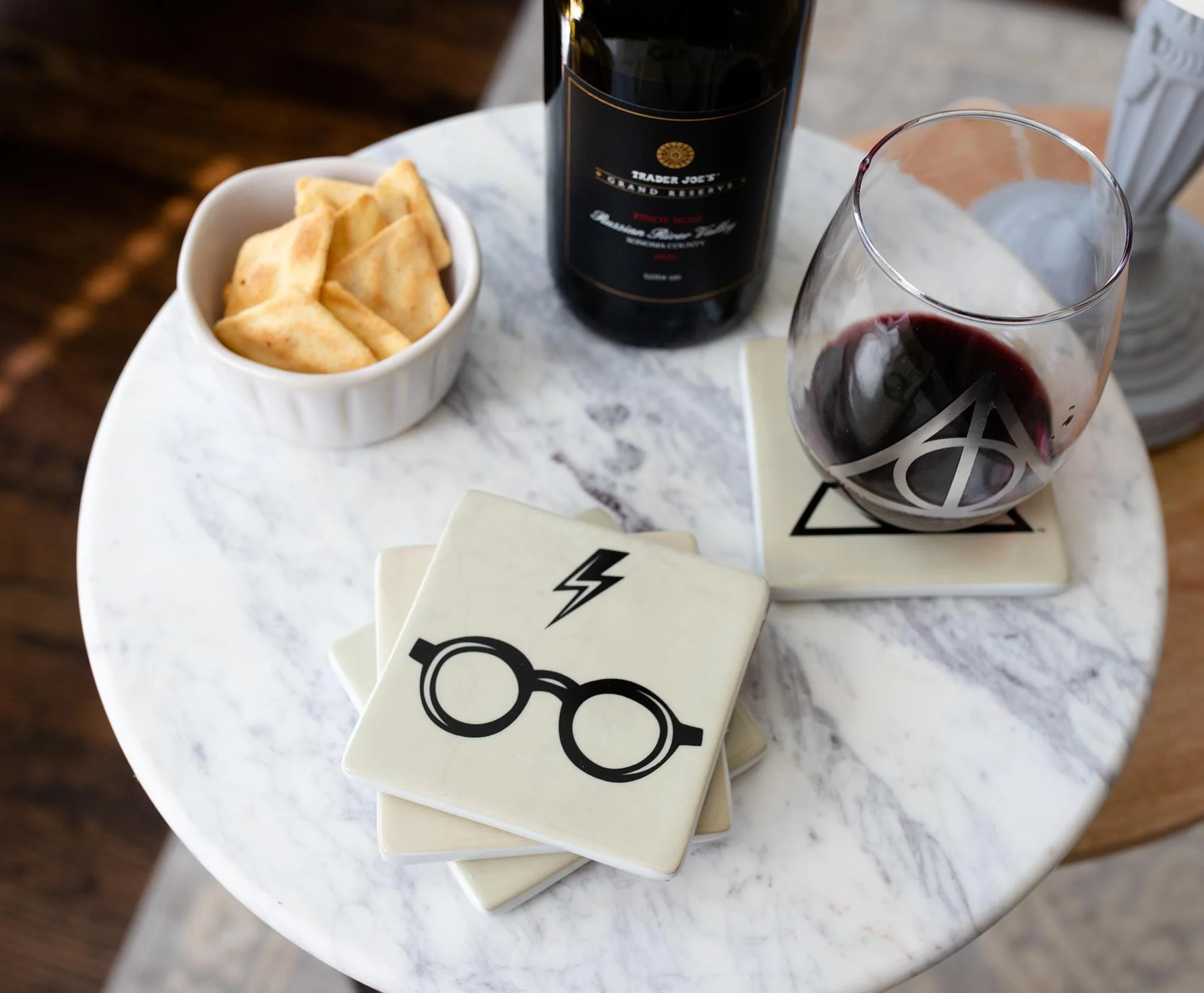 Harry Potter Icons Ceramic Square Drink Coasters | Set of 4 - Image 6