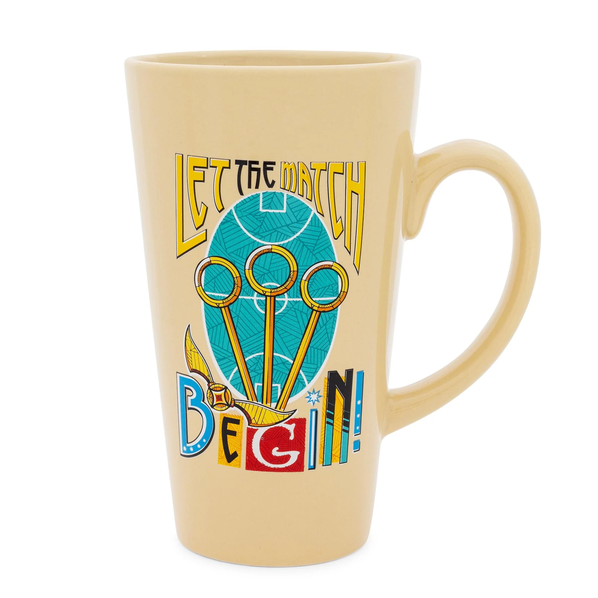 Harry Potter "Let The Match Begin" Ceramic Latte Mug | Holds 16 Ounces