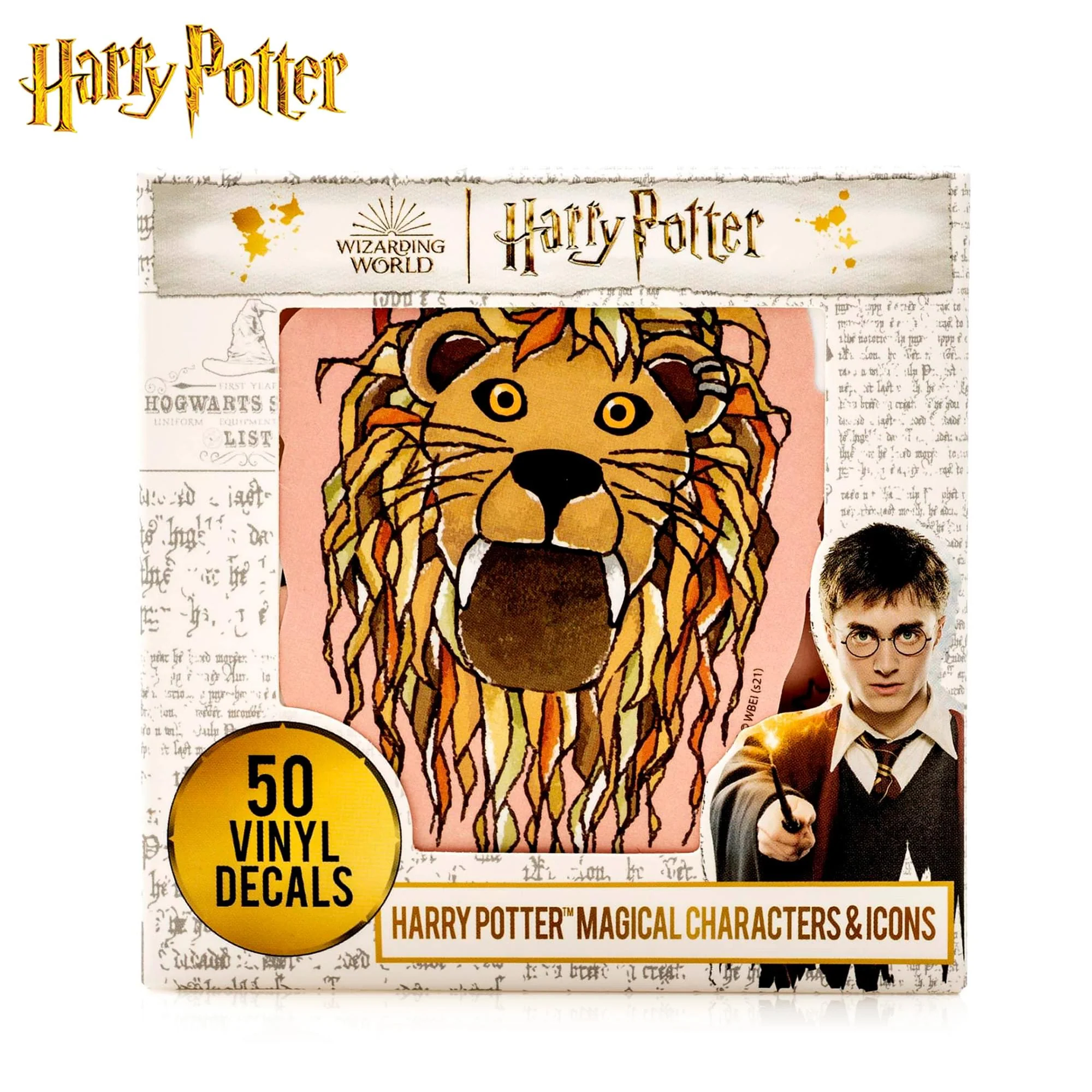 Harry Potter Magical Characters & Icons Vinyl Decal 50-Pack - Image 2