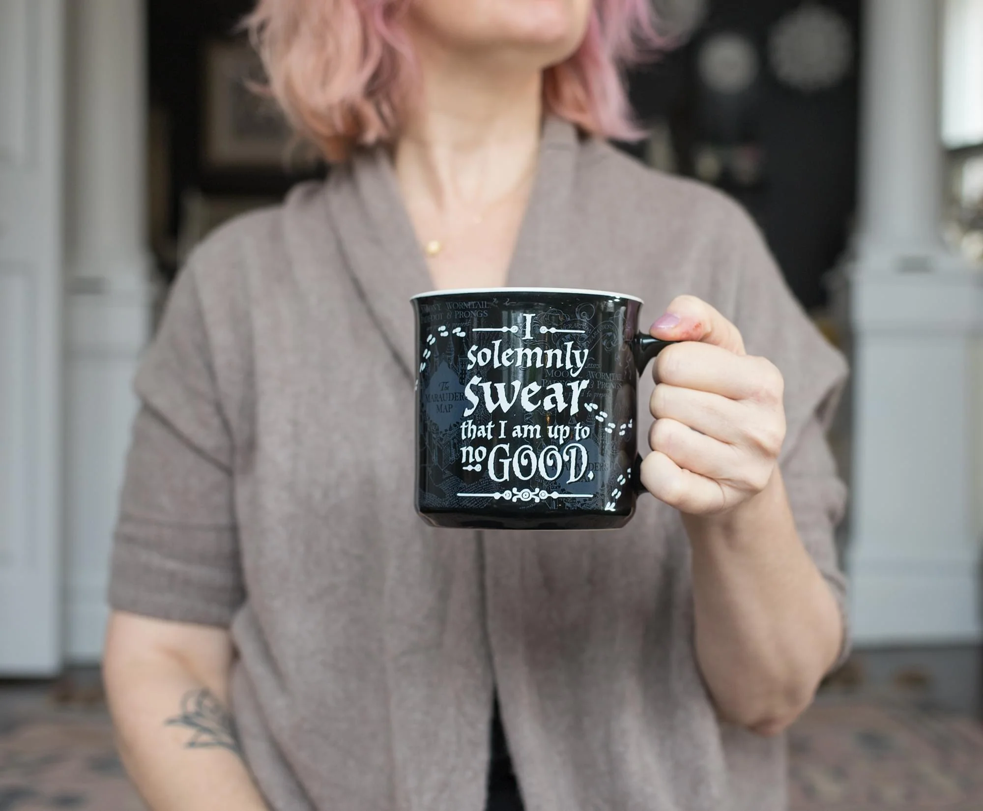 Harry Potter Marauders Map Ceramic Camper Mug | Holds 20 Ounces - Image 5