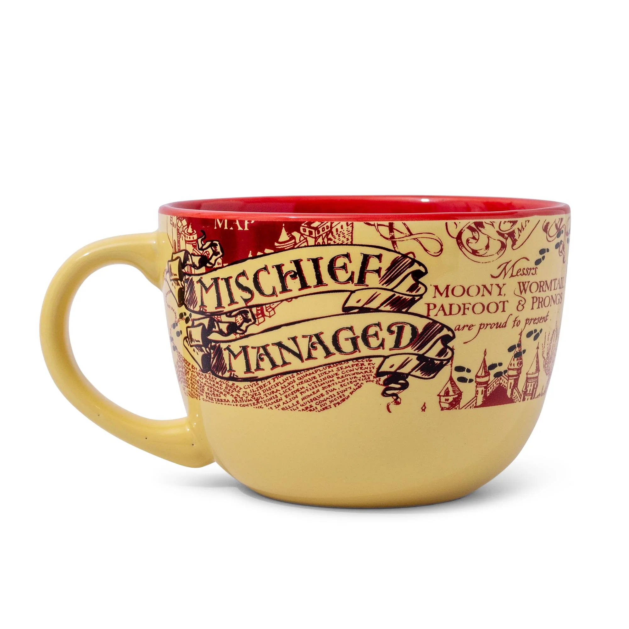 Harry Potter Marauder's Map Ceramic Soup Mug | Holds 24 Ounces - Image 3