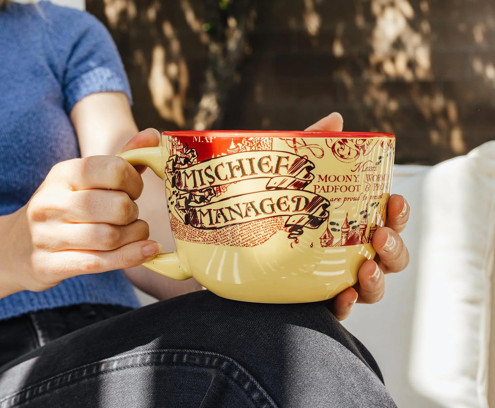 Harry Potter Marauder's Map Ceramic Soup Mug | Holds 24 Ounces - Image 4