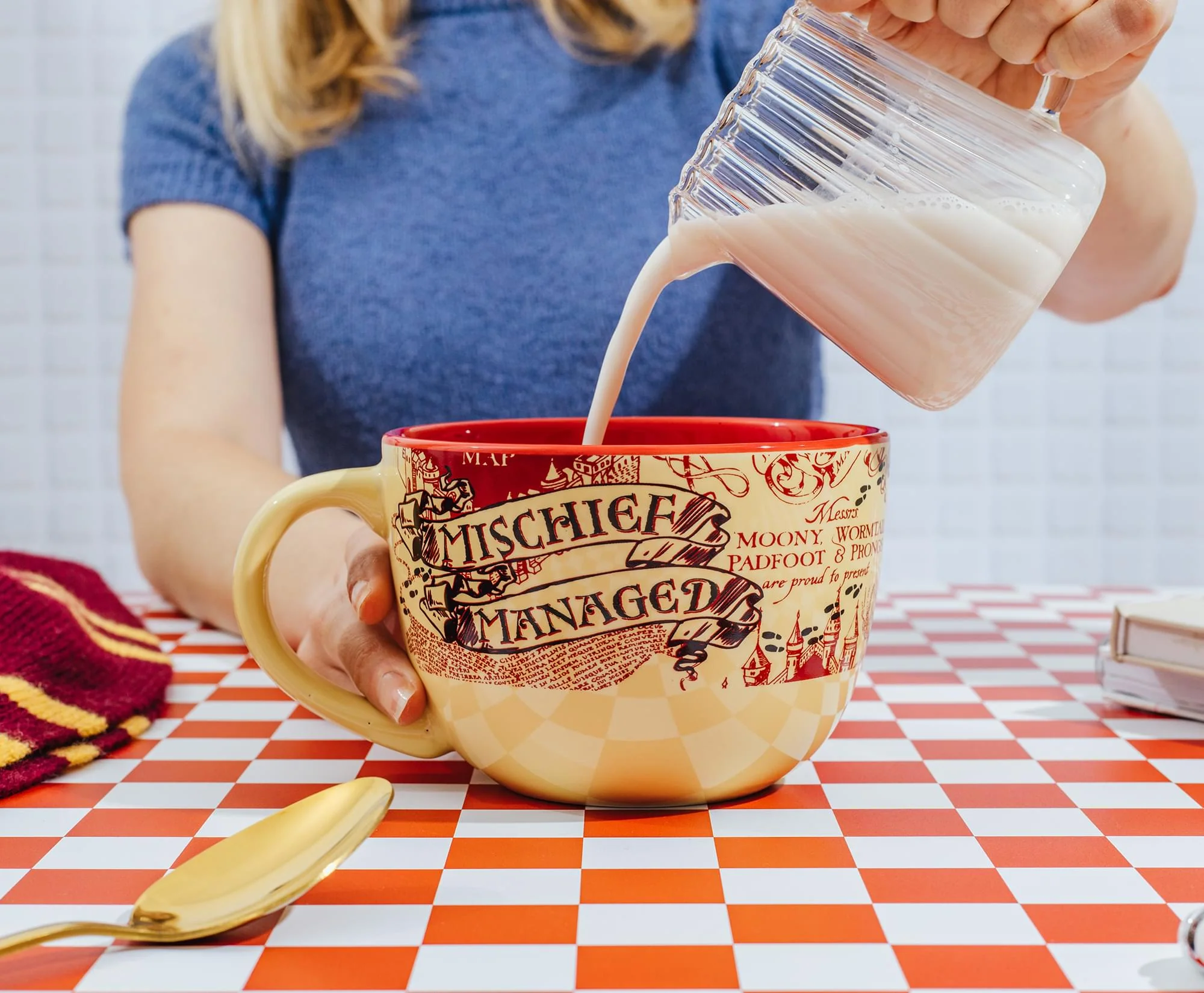 Harry Potter Marauder's Map Ceramic Soup Mug | Holds 24 Ounces - Image 8