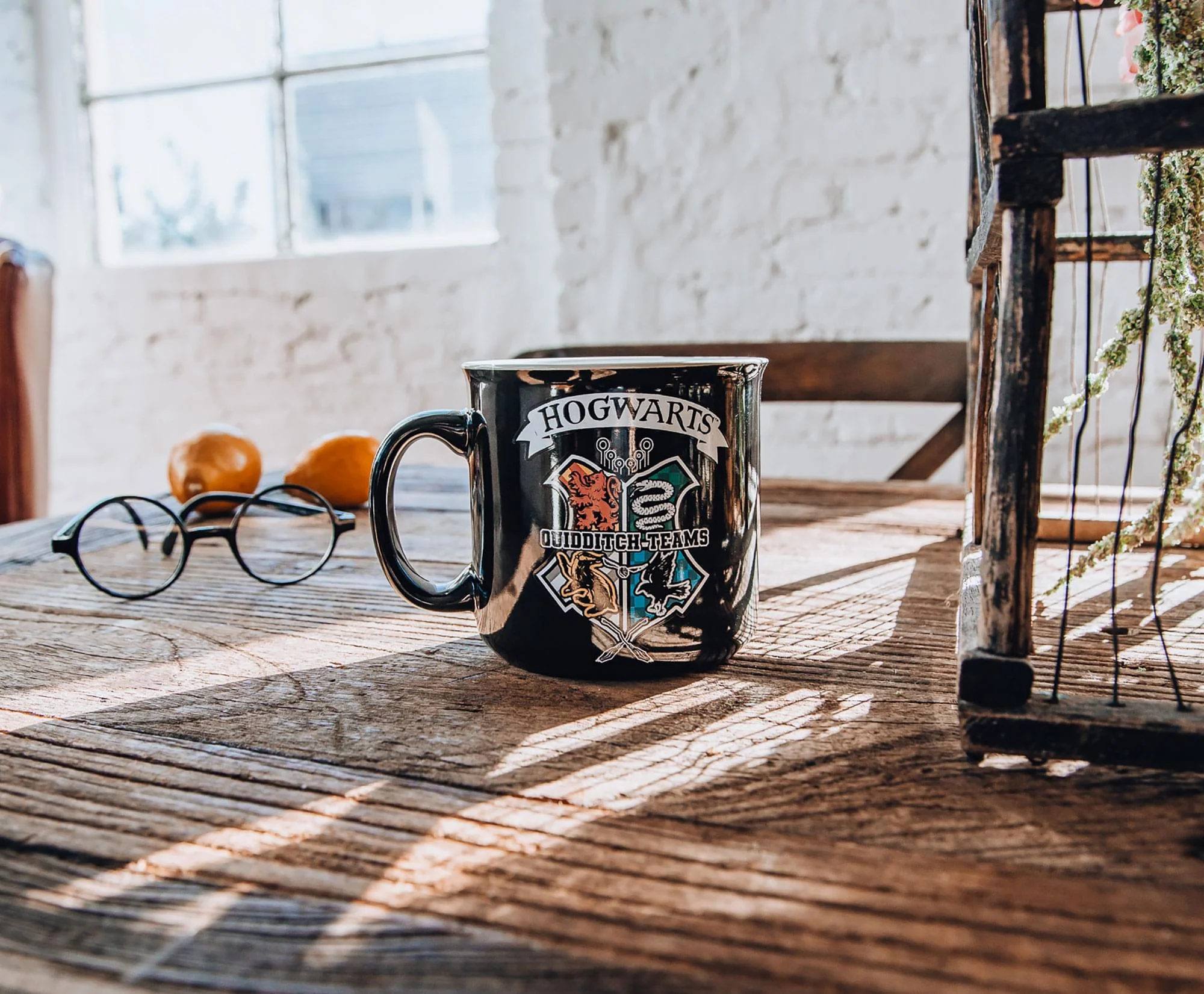 Harry Potter Quidditch Crest Ceramic Camper Mug | Holds 20 Ounces - Image 2