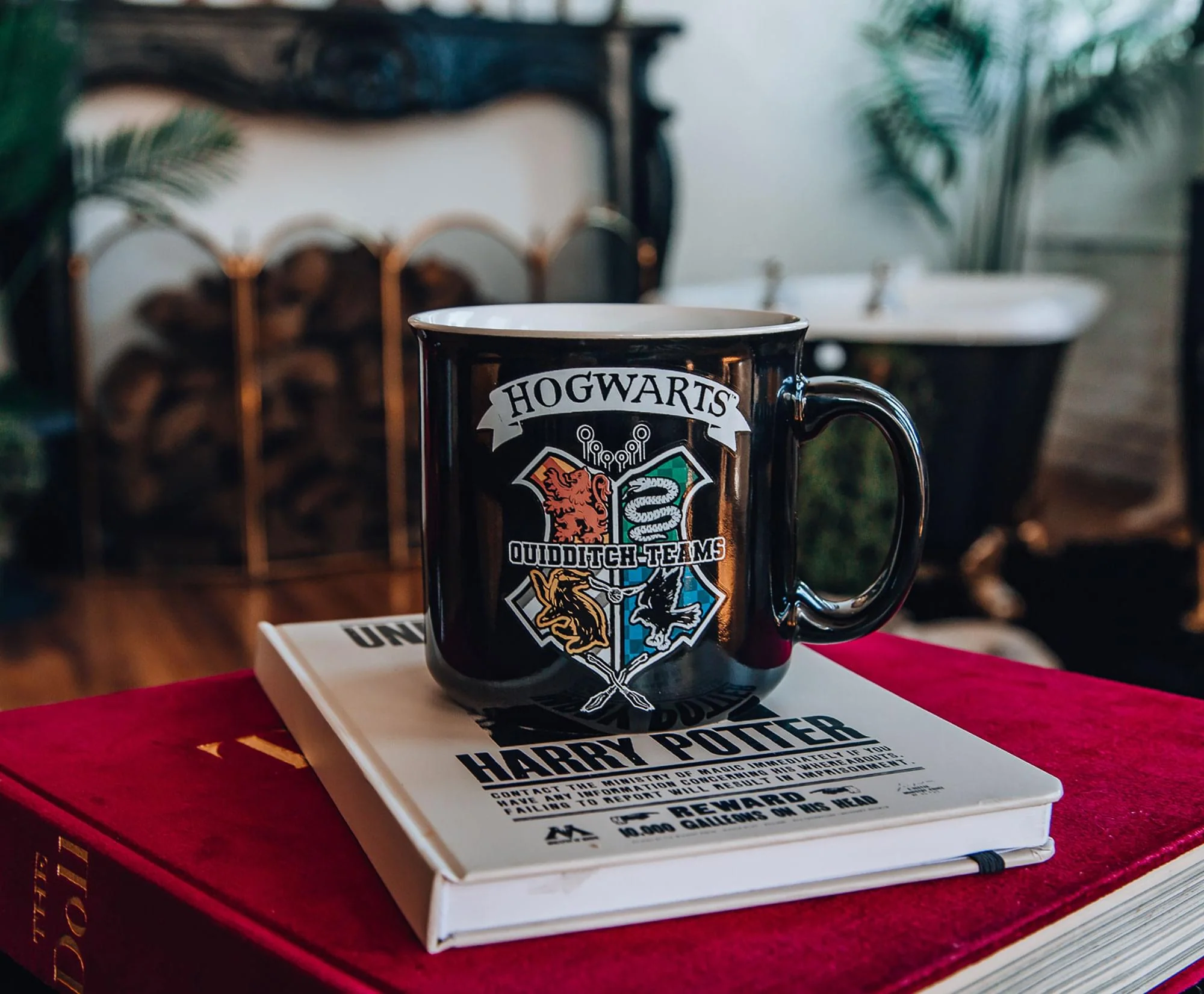 Harry Potter Quidditch Crest Ceramic Camper Mug | Holds 20 Ounces - Image 3