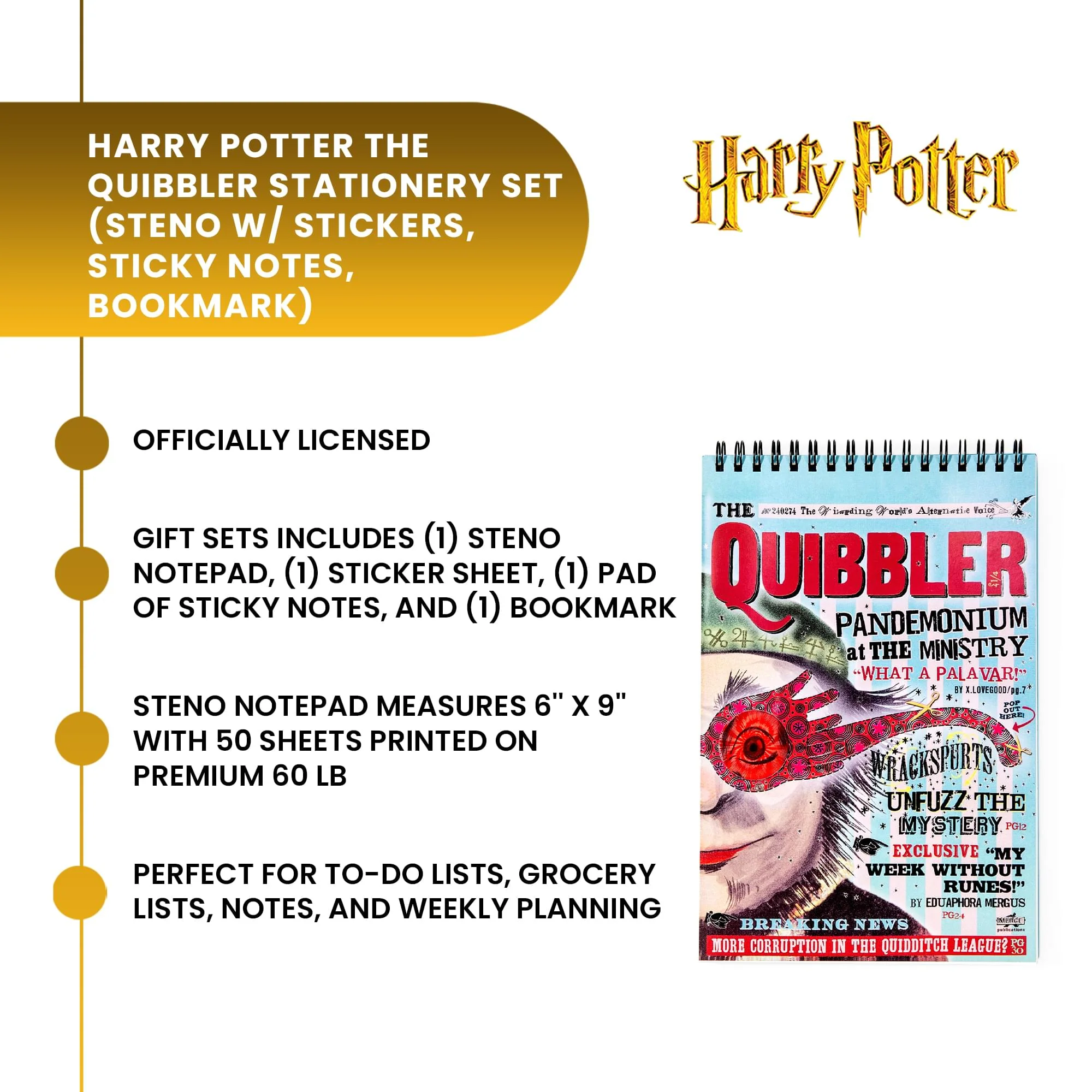 Harry Potter The Quibbler Stationery Gift Set - Image 9