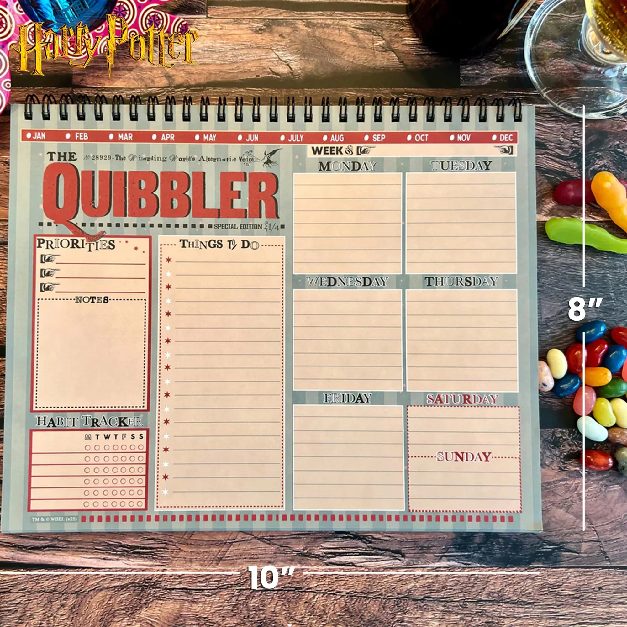 Harry Potter The Quibbler Weekly Planning Pad - Image 8