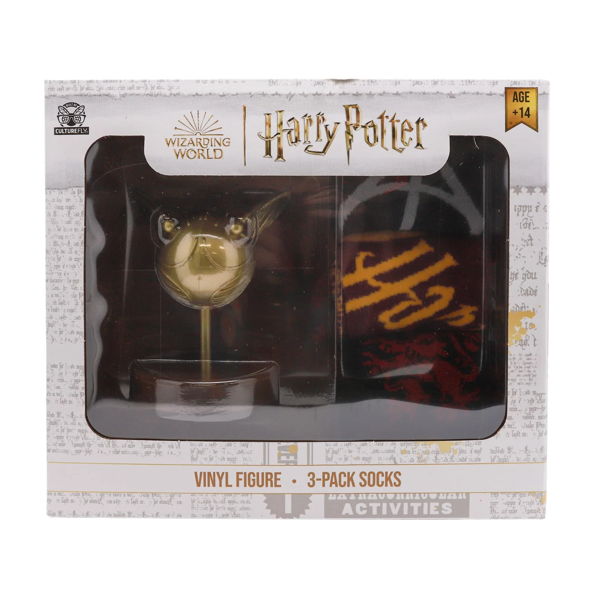 Harry Potter Vinyl Golden Snitch Figure and Sock Bundle - Image 7