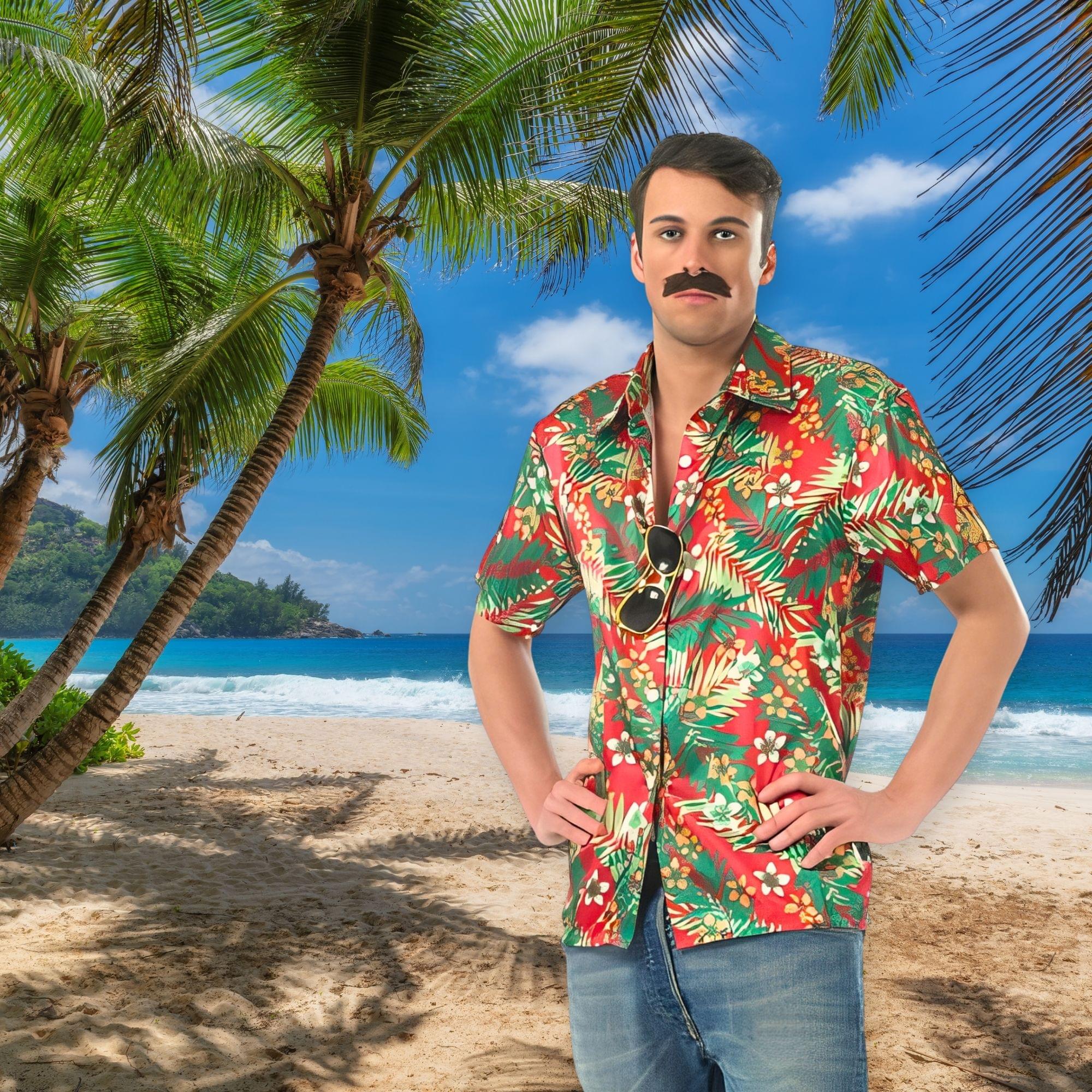 Hawaiian Adult Costume Shirt - Image 4
