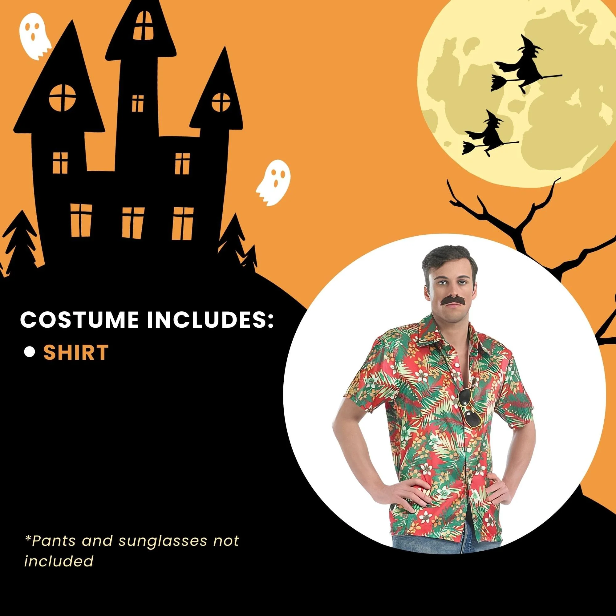 Hawaiian Adult Costume Shirt - Image 5