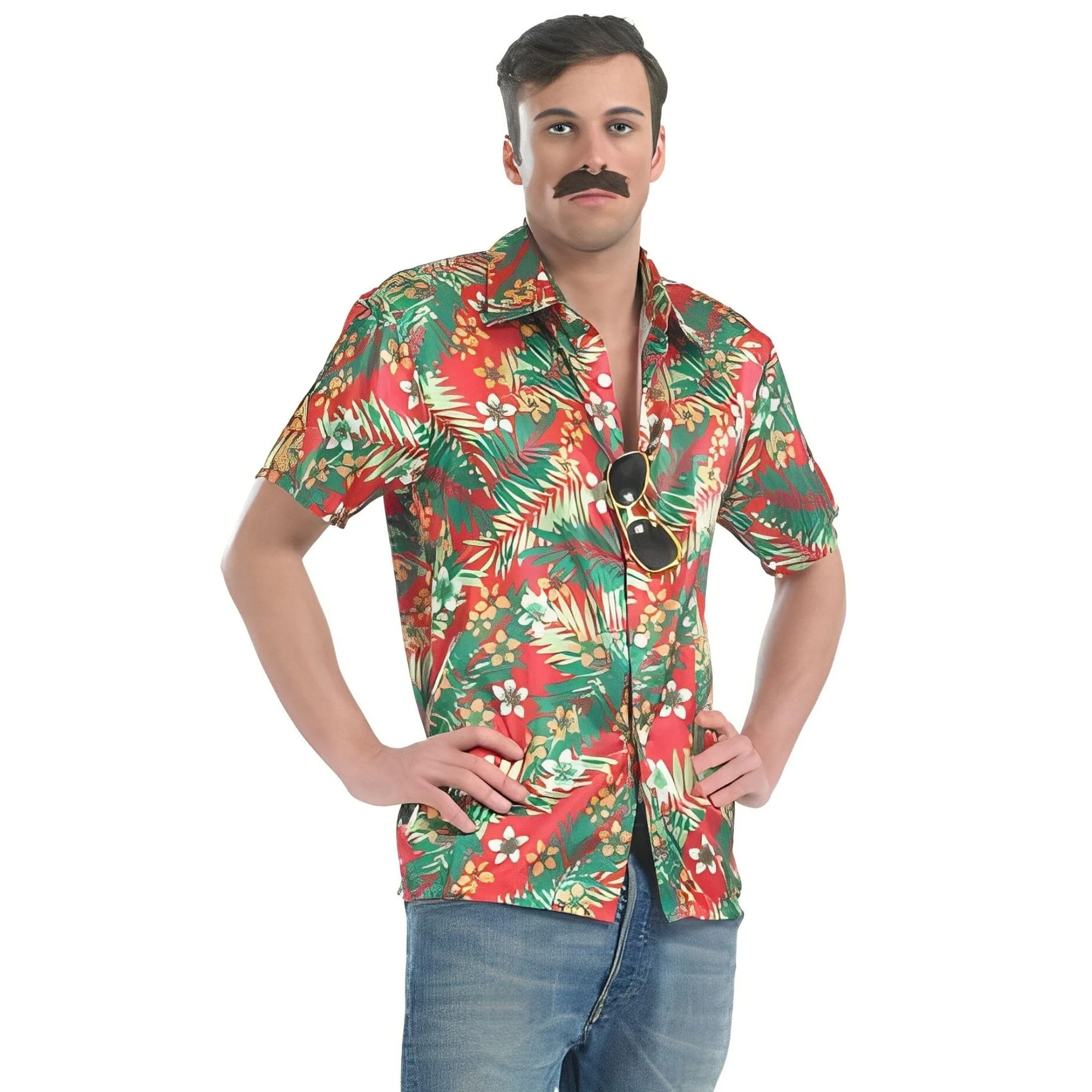 Hawaiian Adult Costume Shirt - Image 7