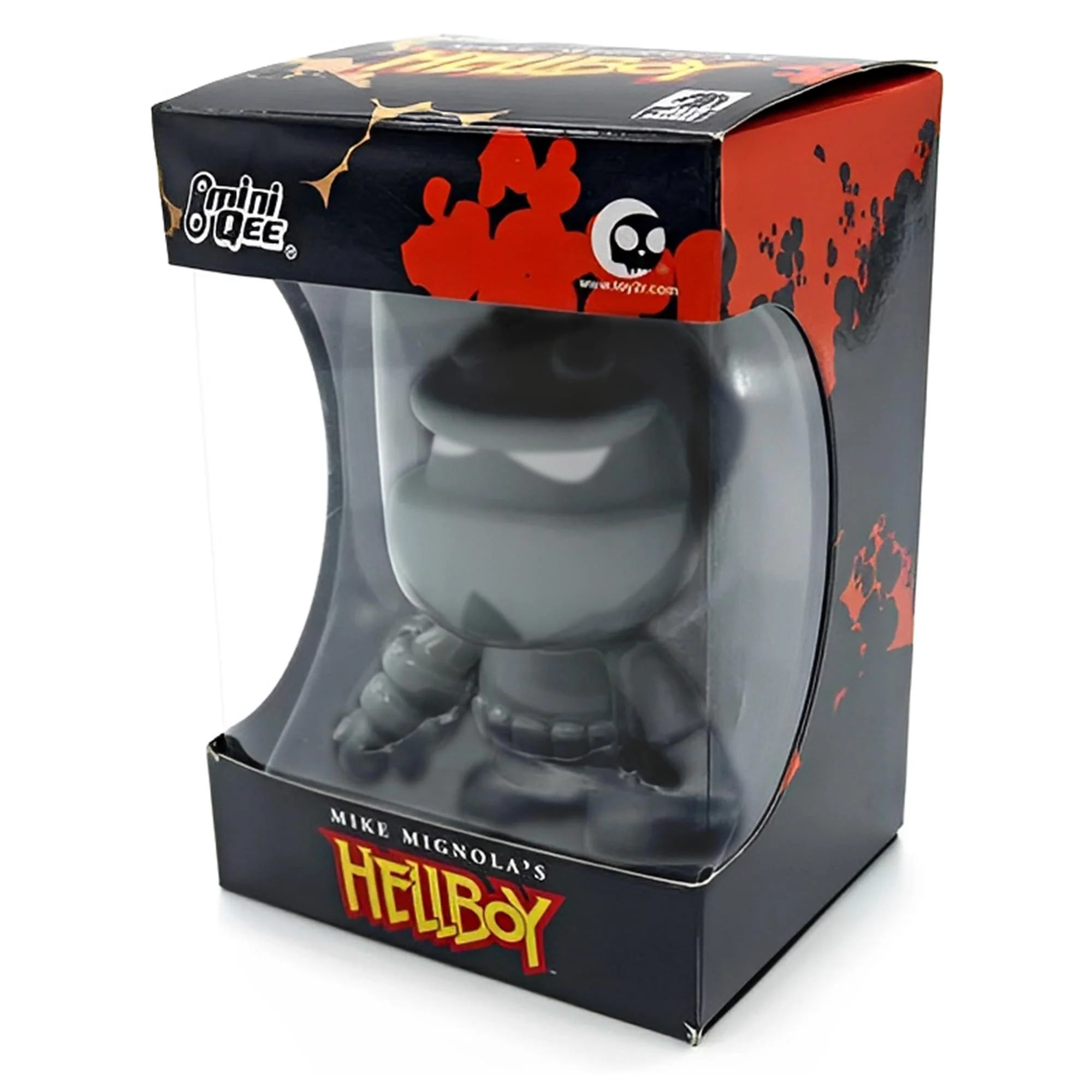 Hellboy 5" Qee Figure Grey Monotone Hellboy - Image 2