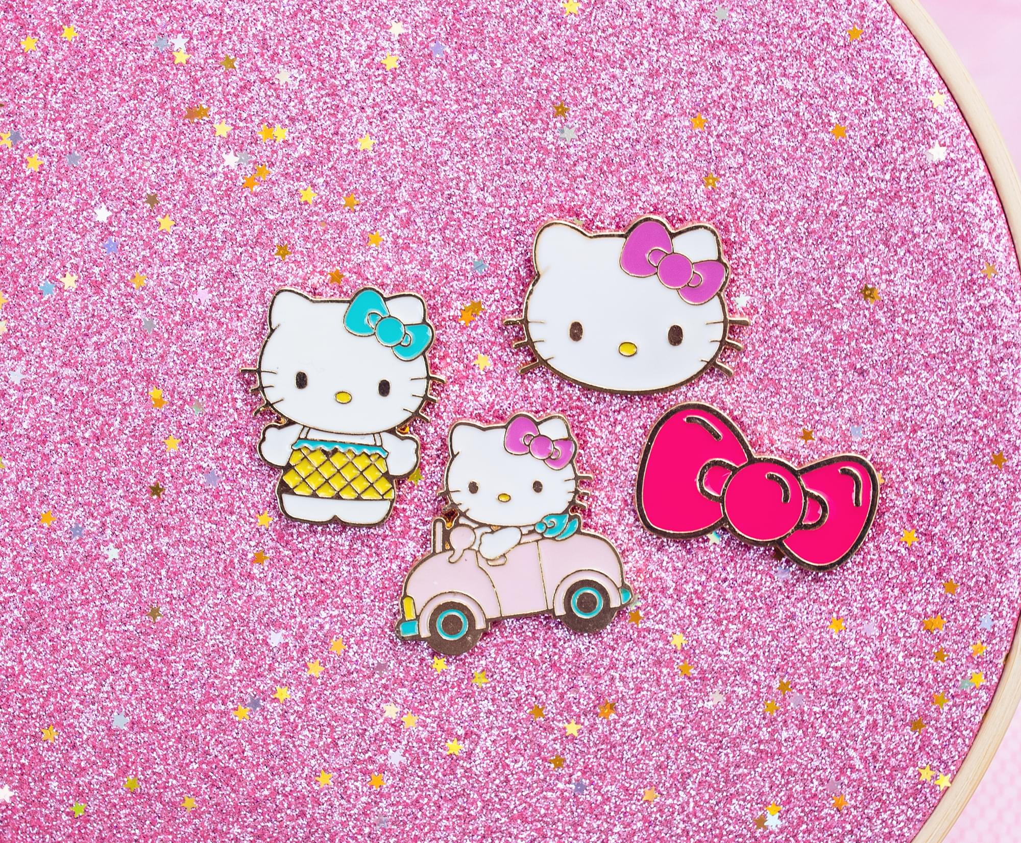 Sanrio Hello Kitty 4-Piece Enamel Pin Set - Image 6