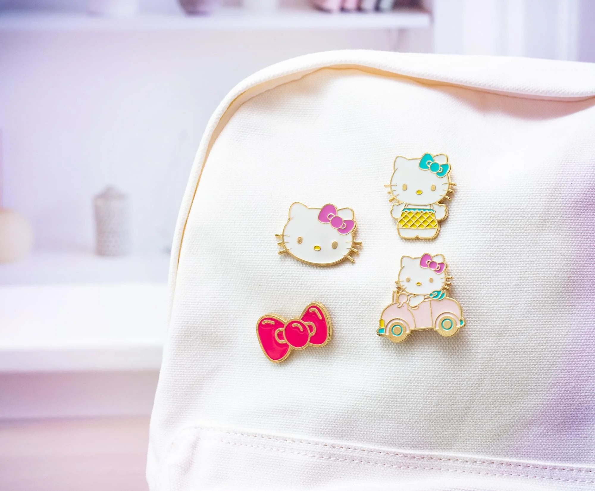 Sanrio Hello Kitty 4-Piece Enamel Pin Set - Image 7