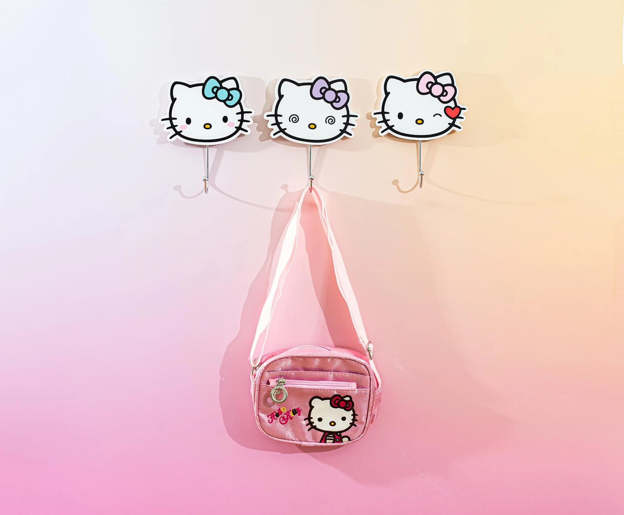 Sanrio Hello Kitty "Pretty Bows" Die-Cut Wall Hooks Coat Hanger - Image 8